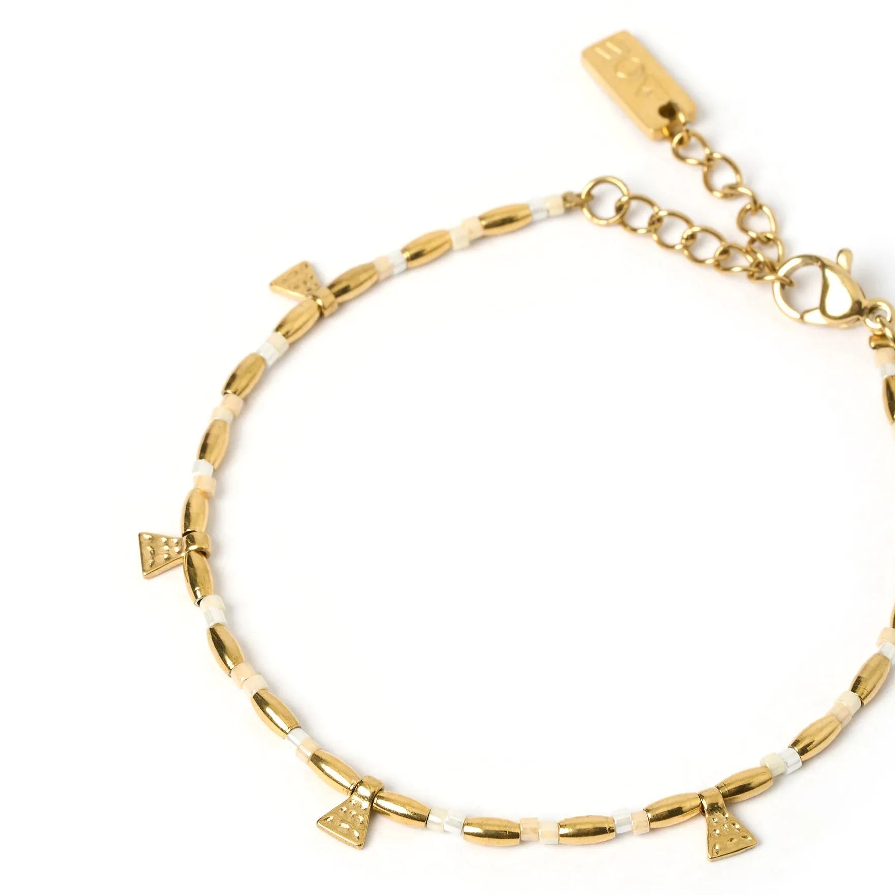 Natalia Gold Bracelet - Vanilla