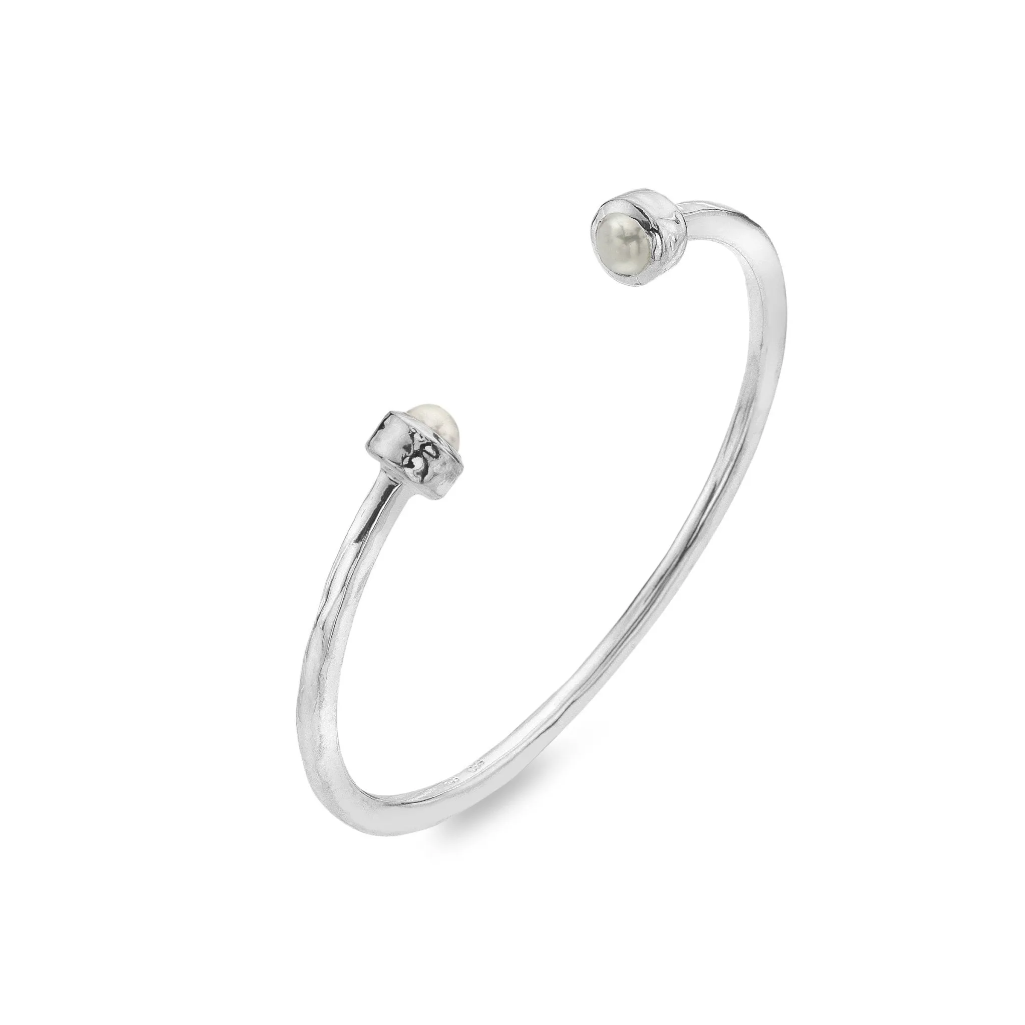 Ocean nomad pearl torque bangle