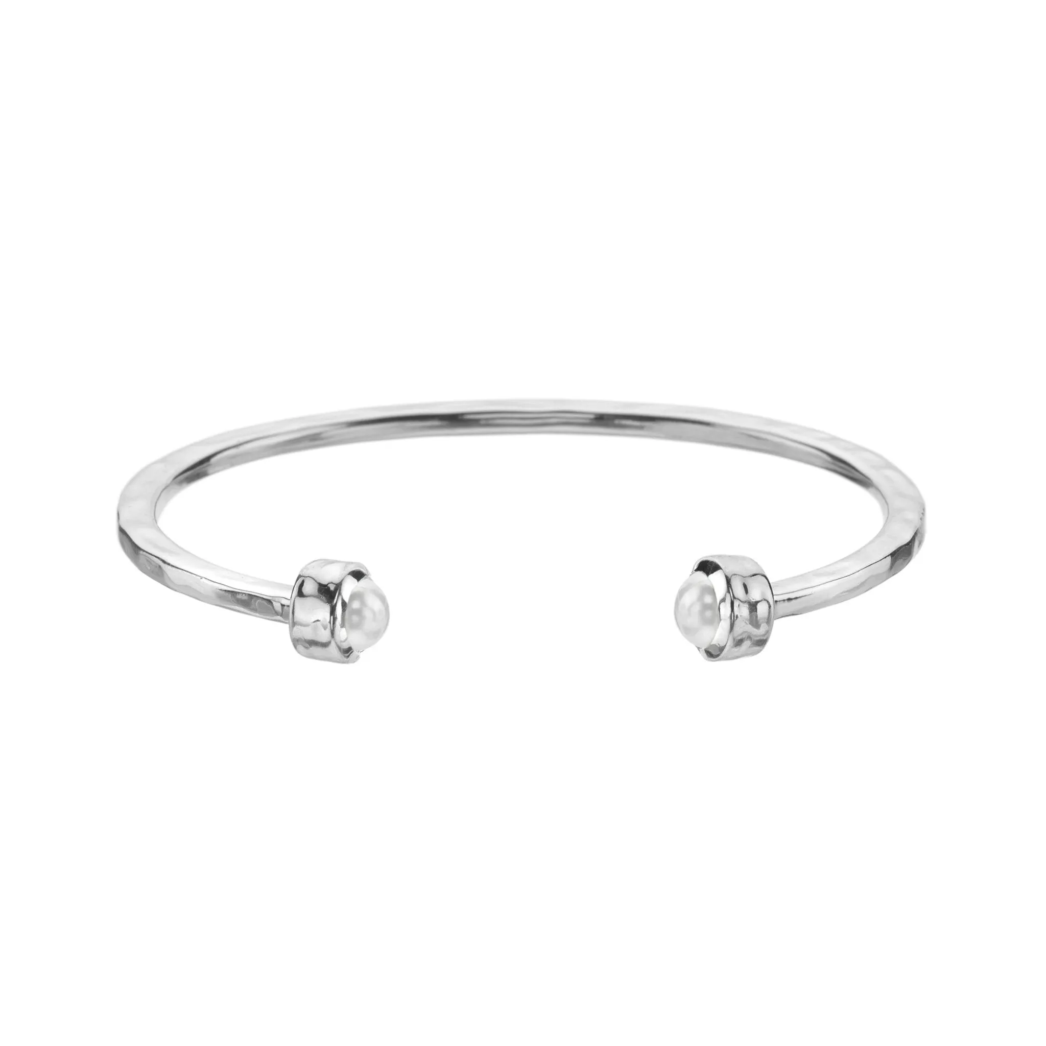 Ocean nomad pearl torque bangle