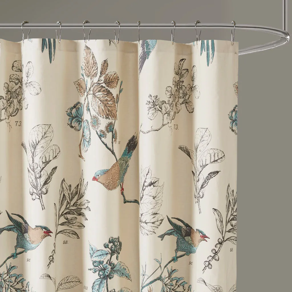 Printed Cotton Shower Curtain