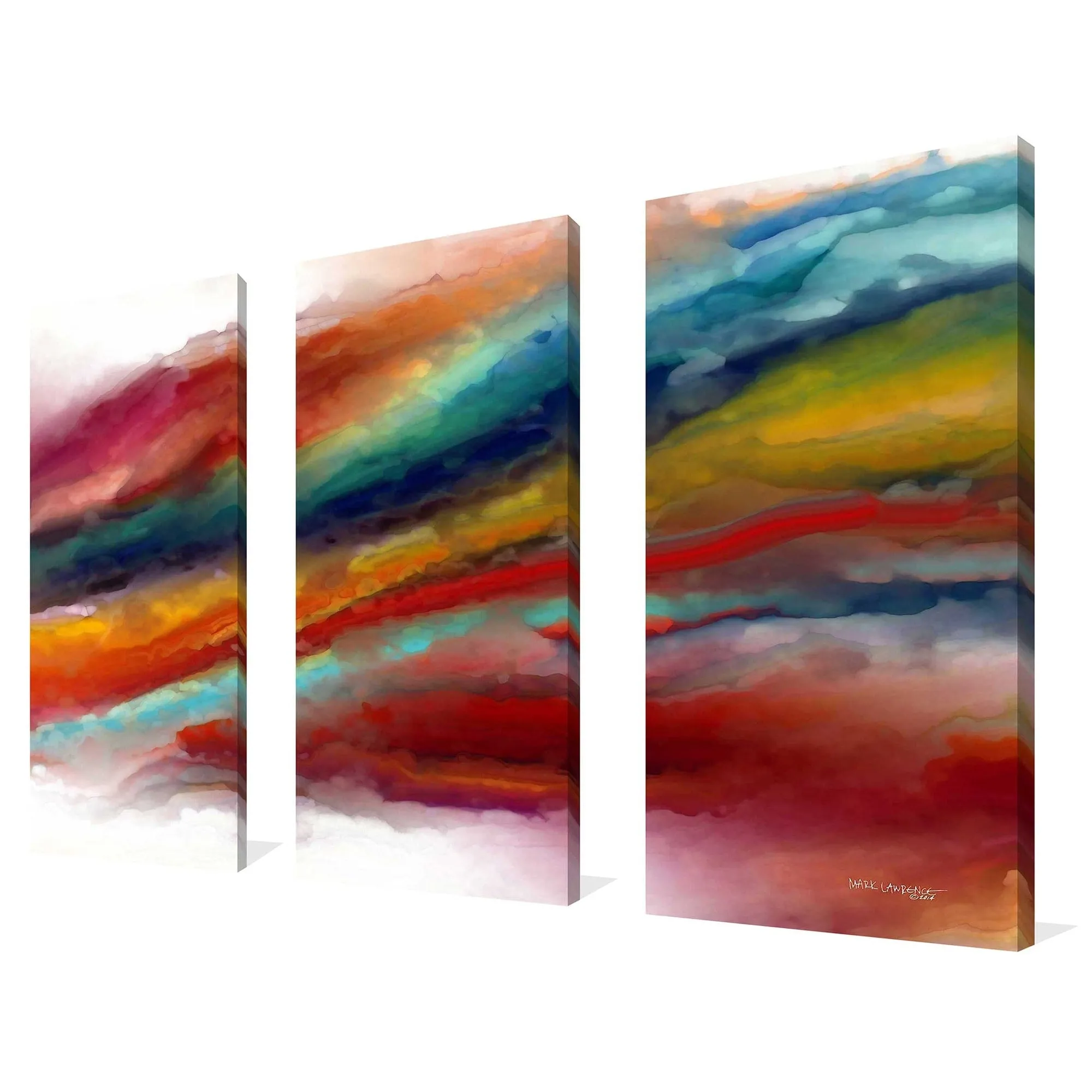 "1 Corinthians 13 4" by Mark Lawrence 3 Piece Set on Canvas