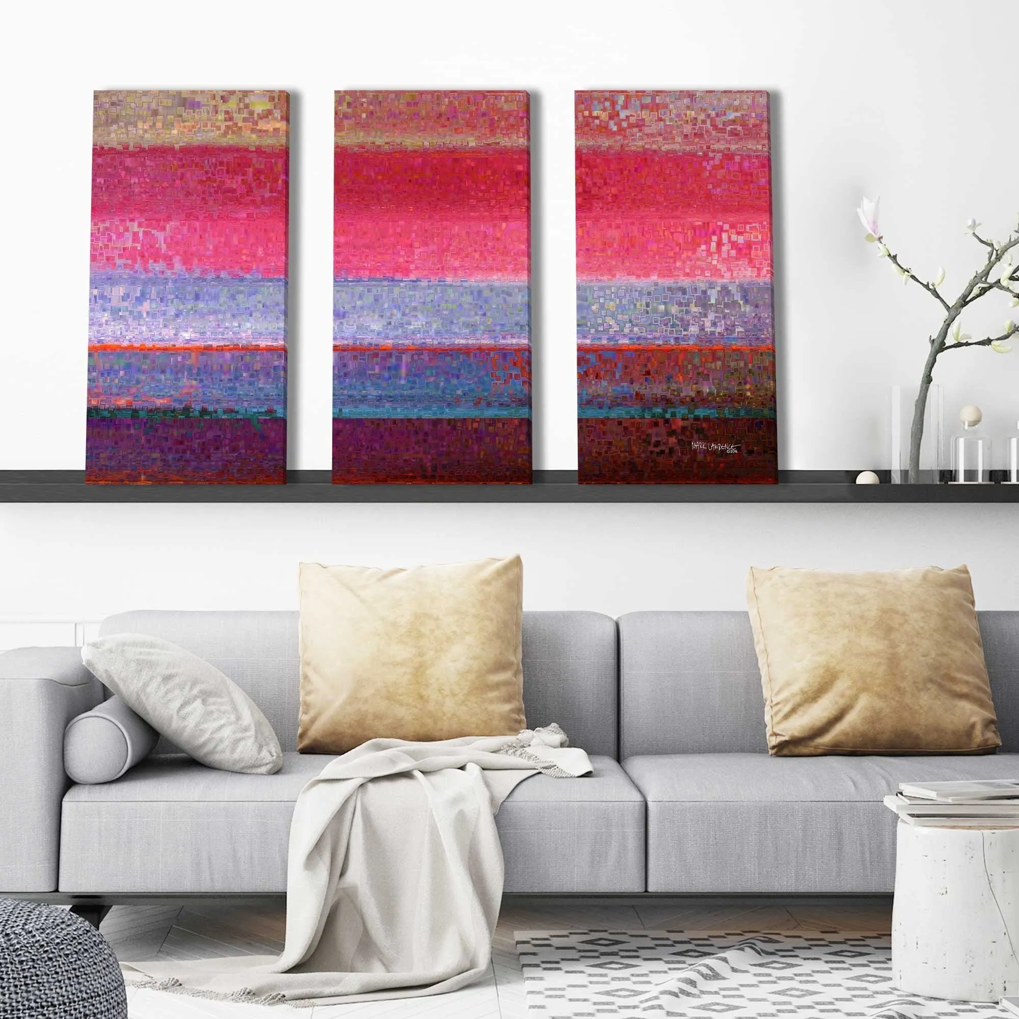 "1 Peter 2 24 " by Mark Lawrence 3 Piece Set on Canvas