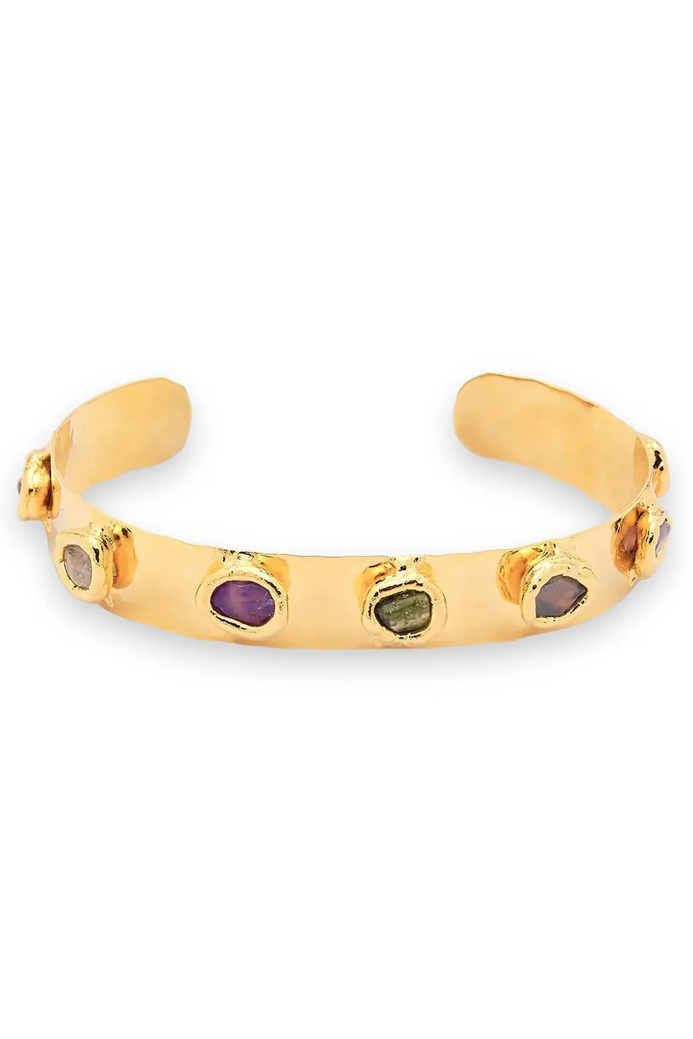 Rainbow Cuff in Gold