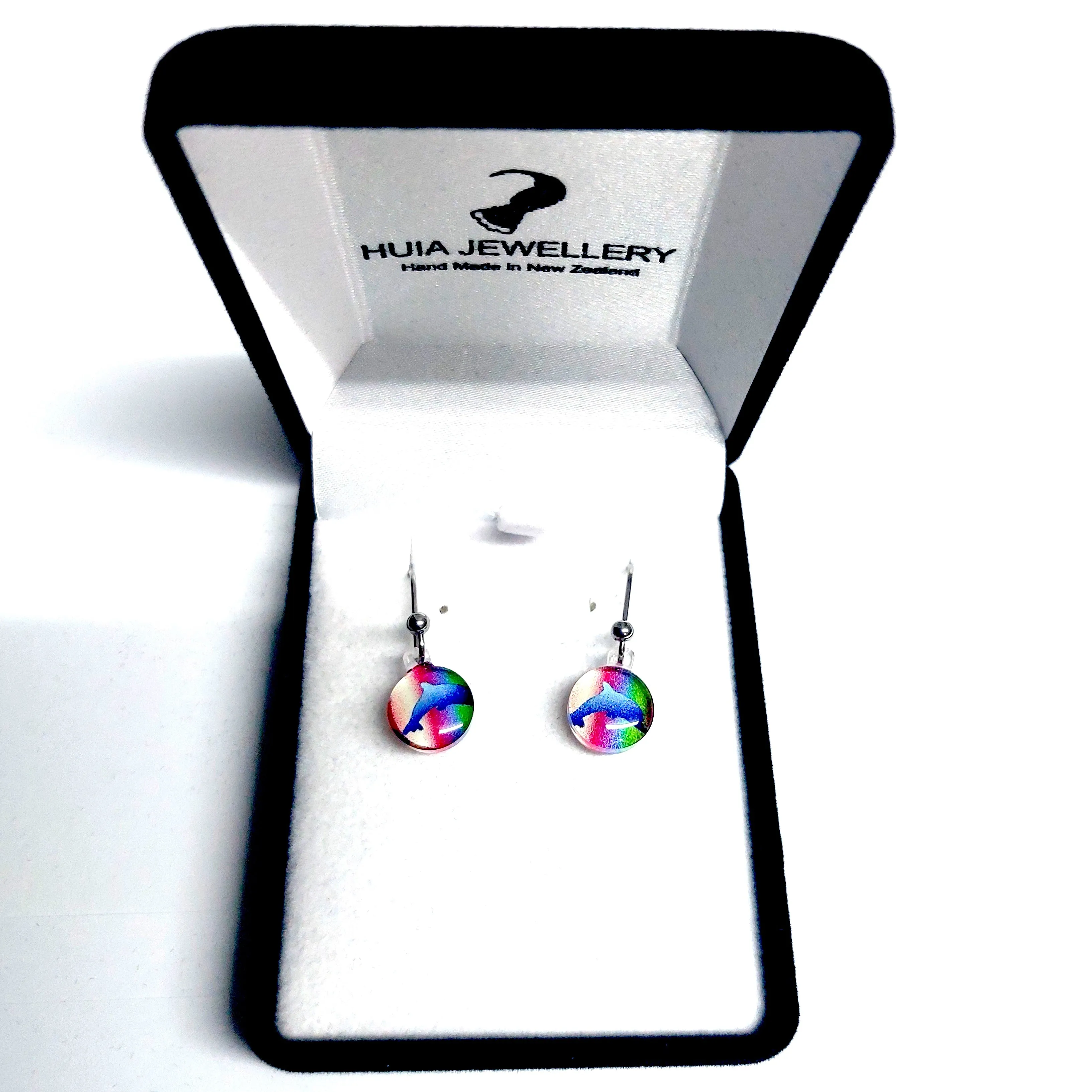 Rainbow Dolphin Earrings