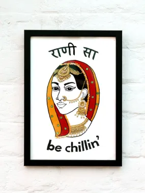 Rani Sa Embroidered Wall Art