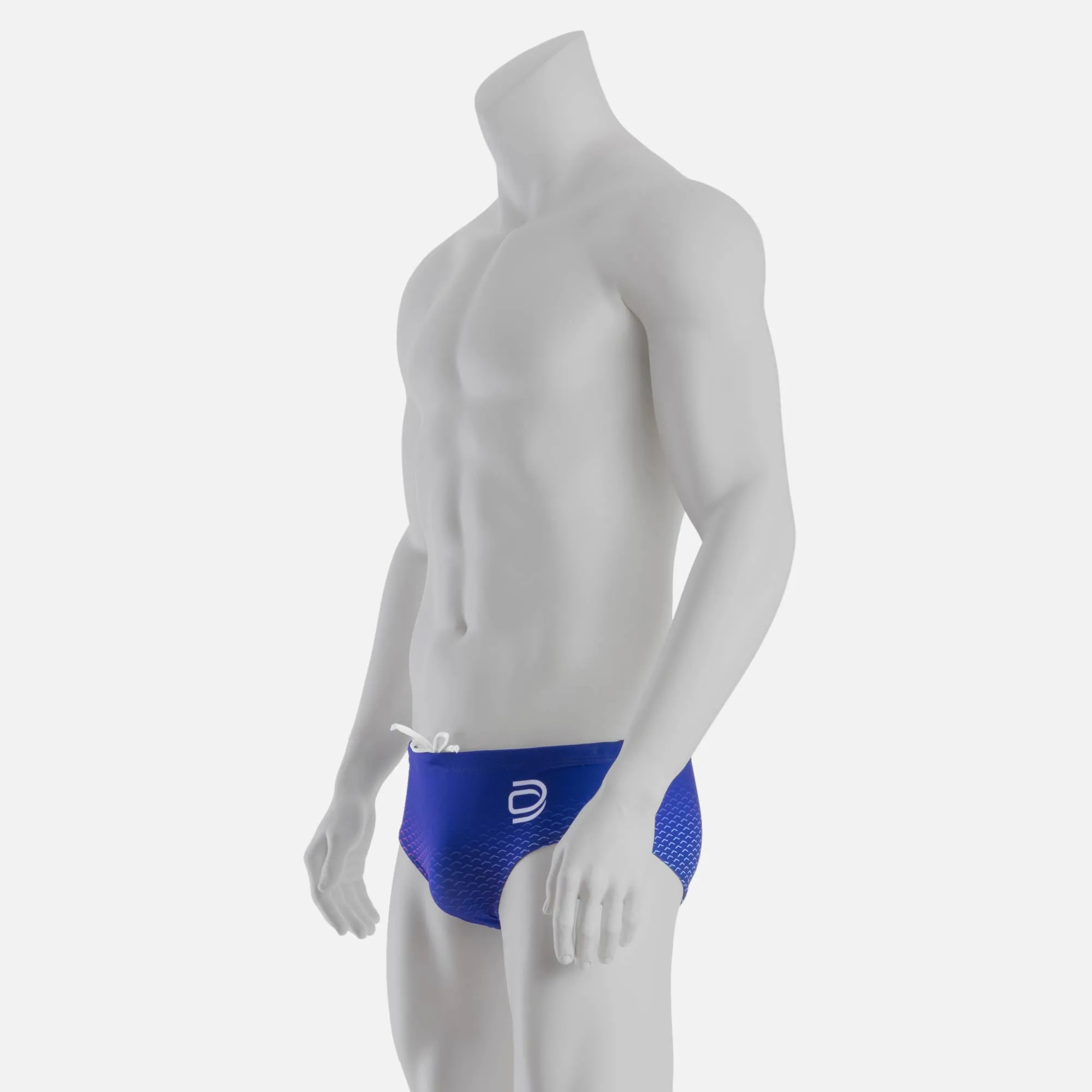 rise 1.0 swim brief - royal & white