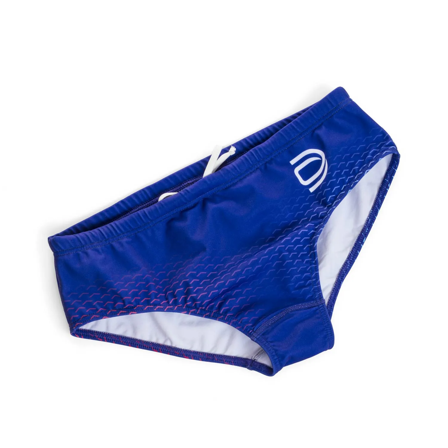 rise 1.0 swim brief - royal & white