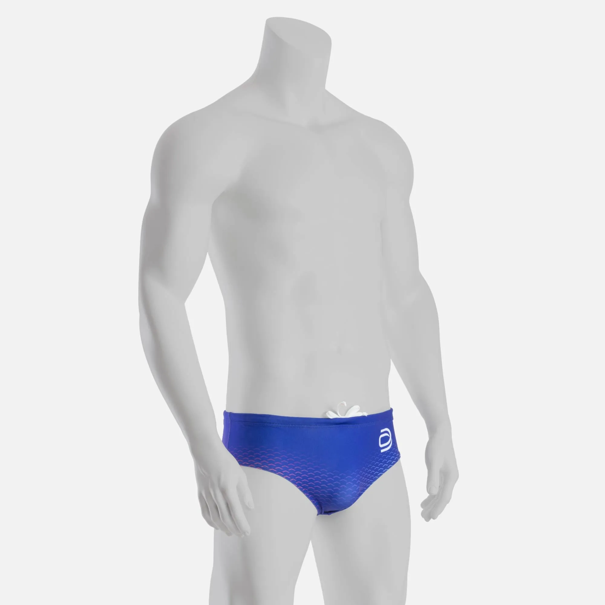 rise 1.0 swim brief - royal & white