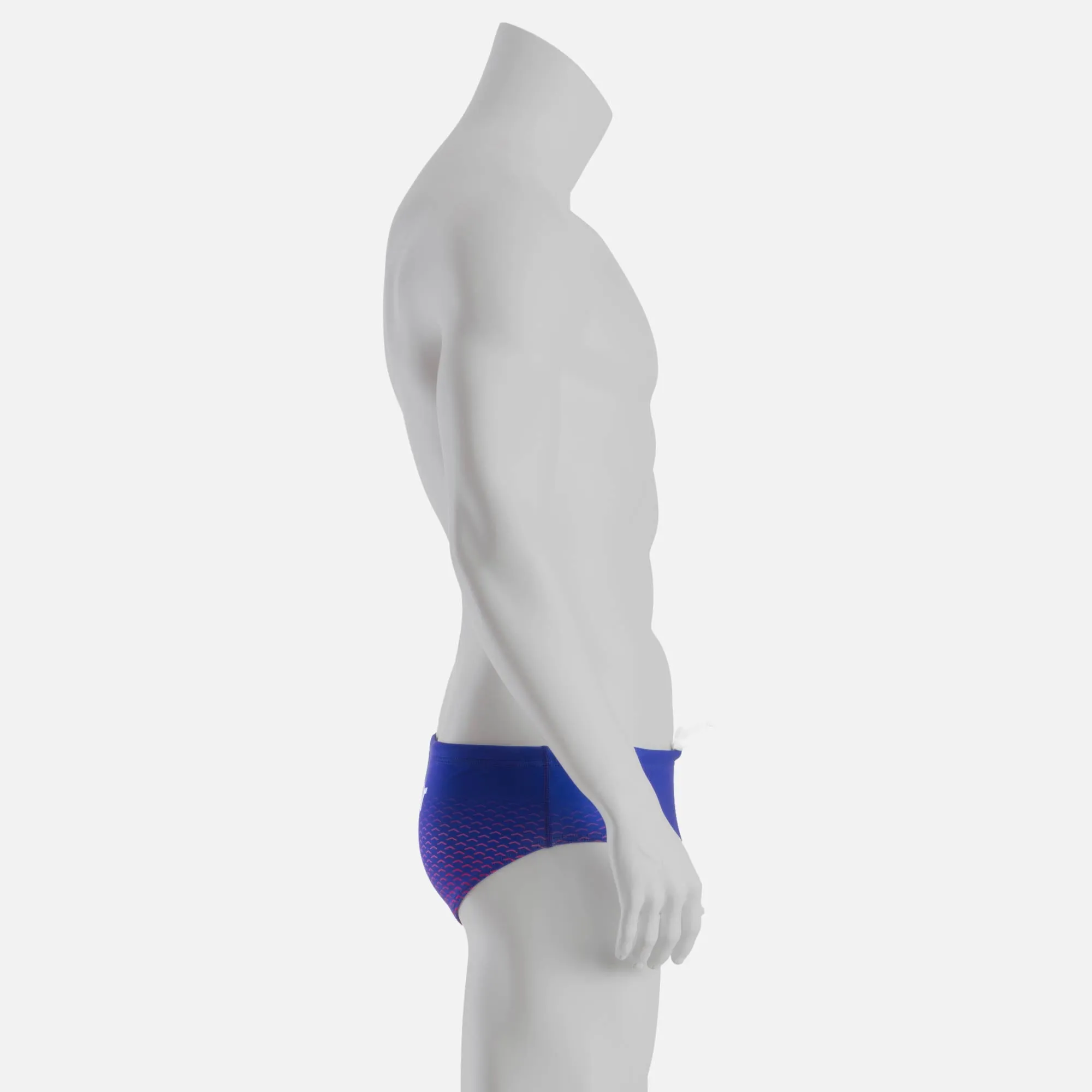 rise 1.0 swim brief - royal & white