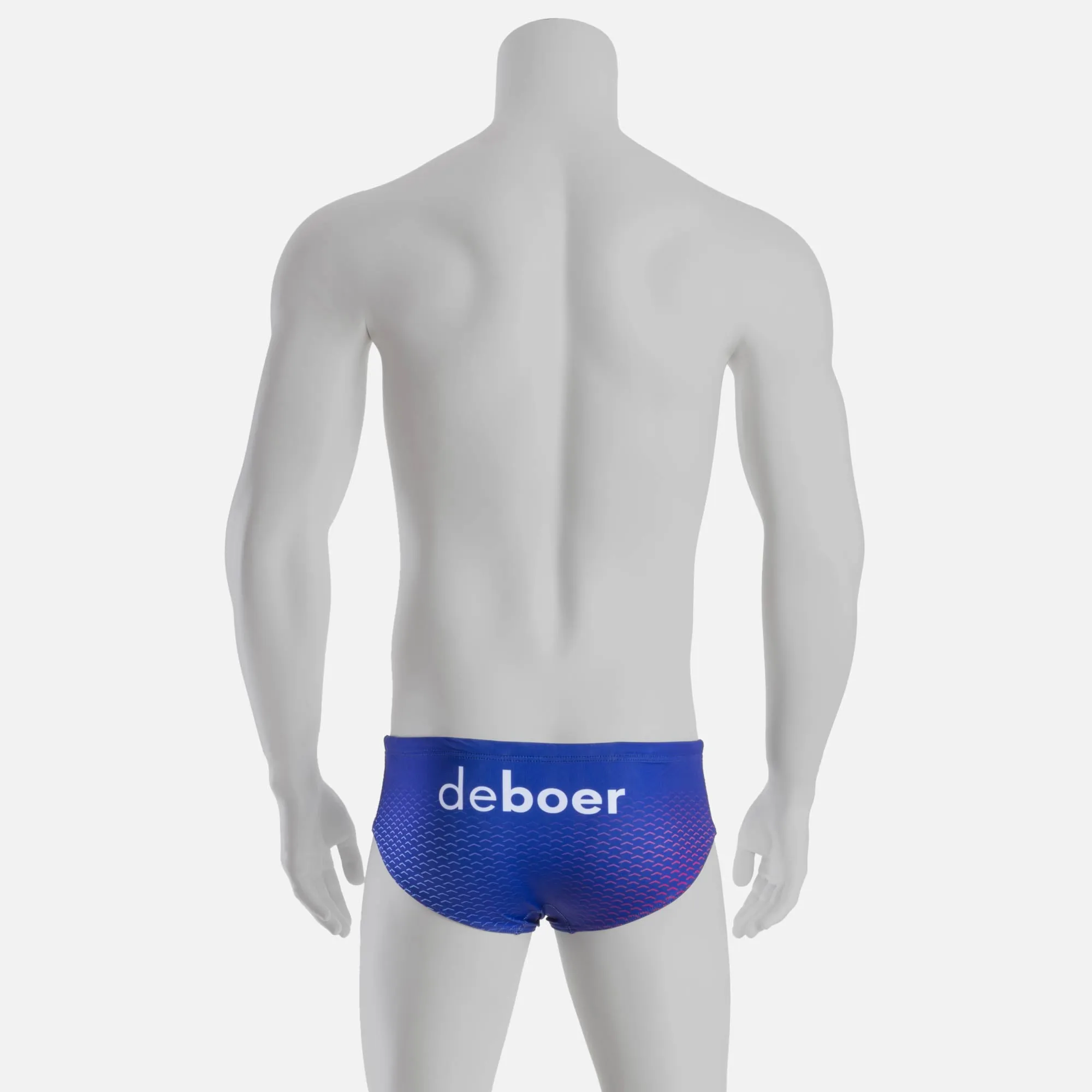 rise 1.0 swim brief - royal & white