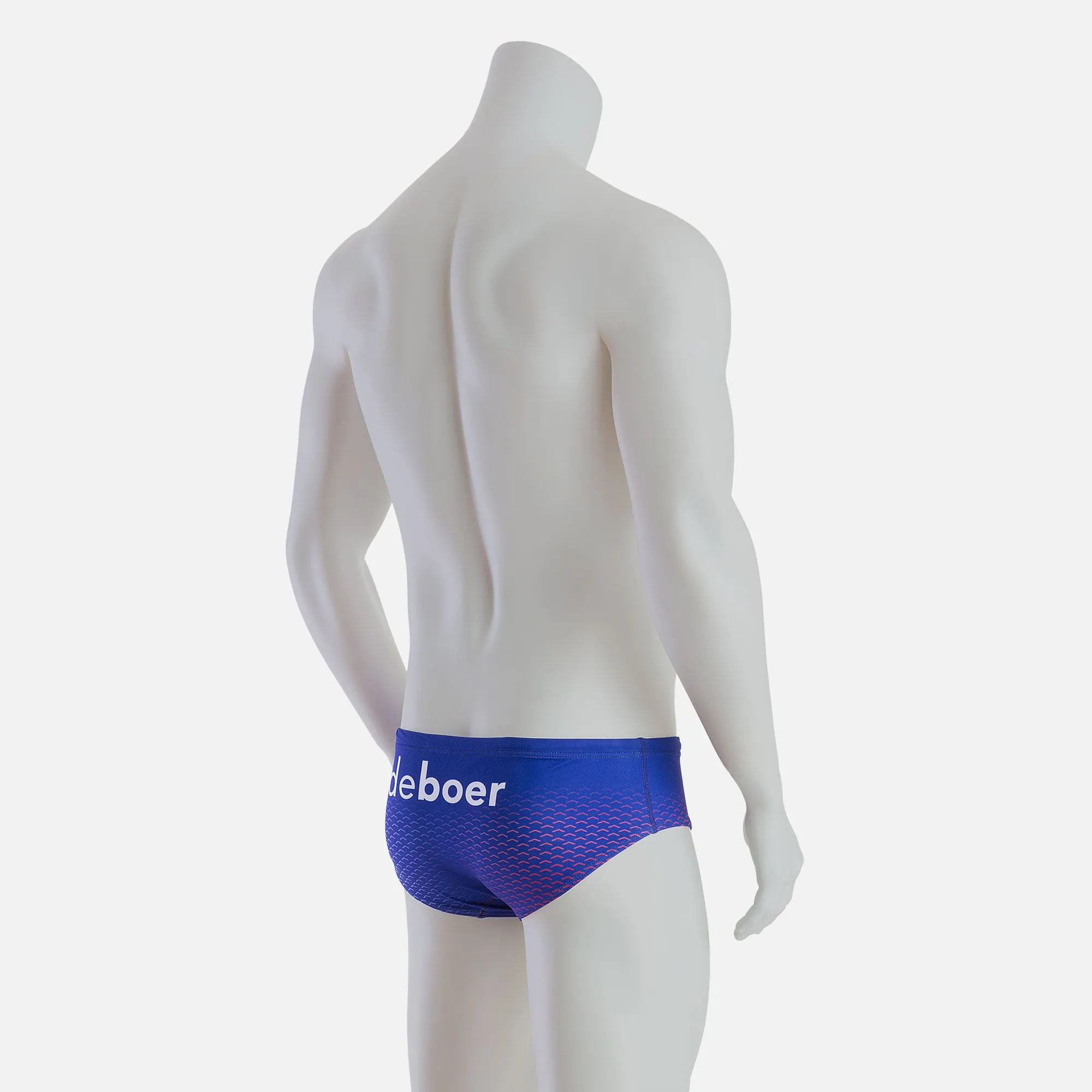 rise 1.0 swim brief - royal & white