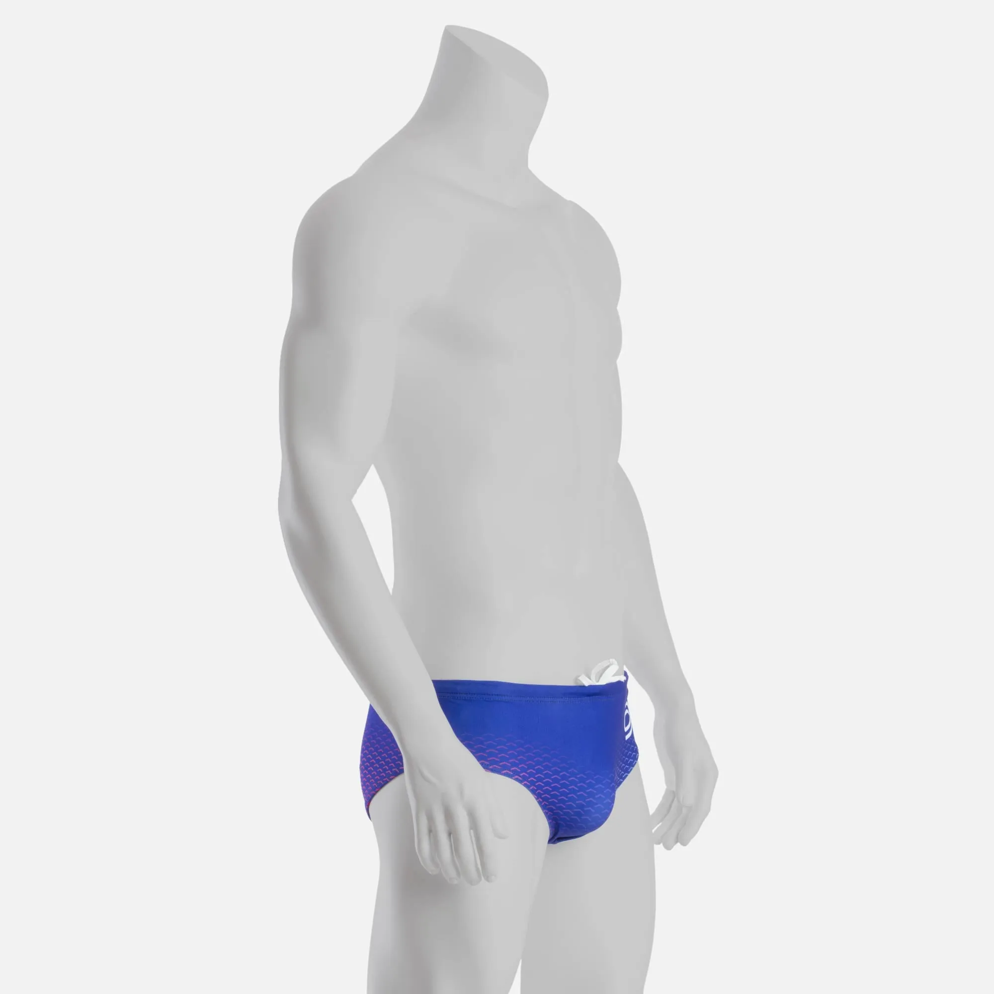 rise 1.0 swim brief - royal & white