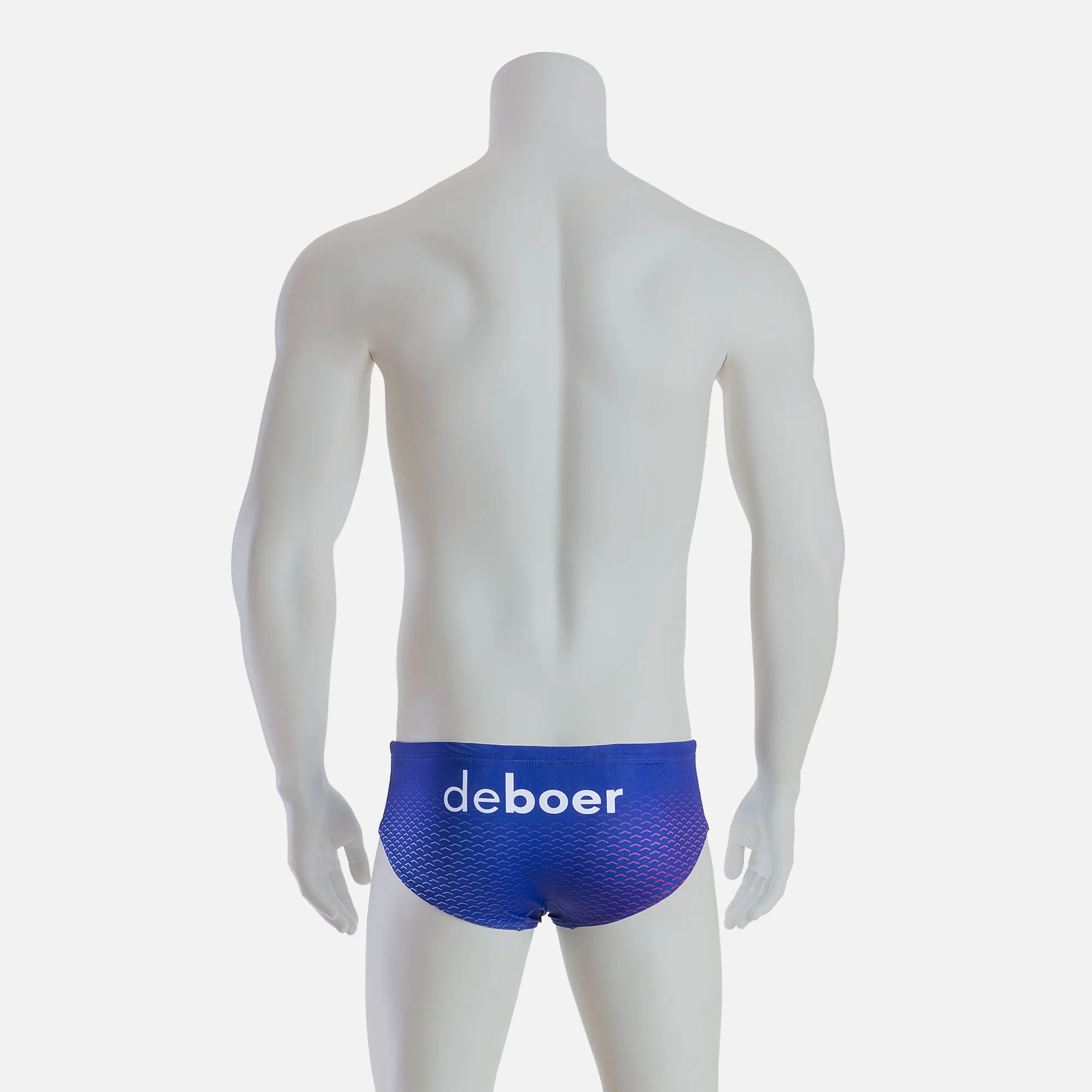 rise 1.0 swim brief - royal & white