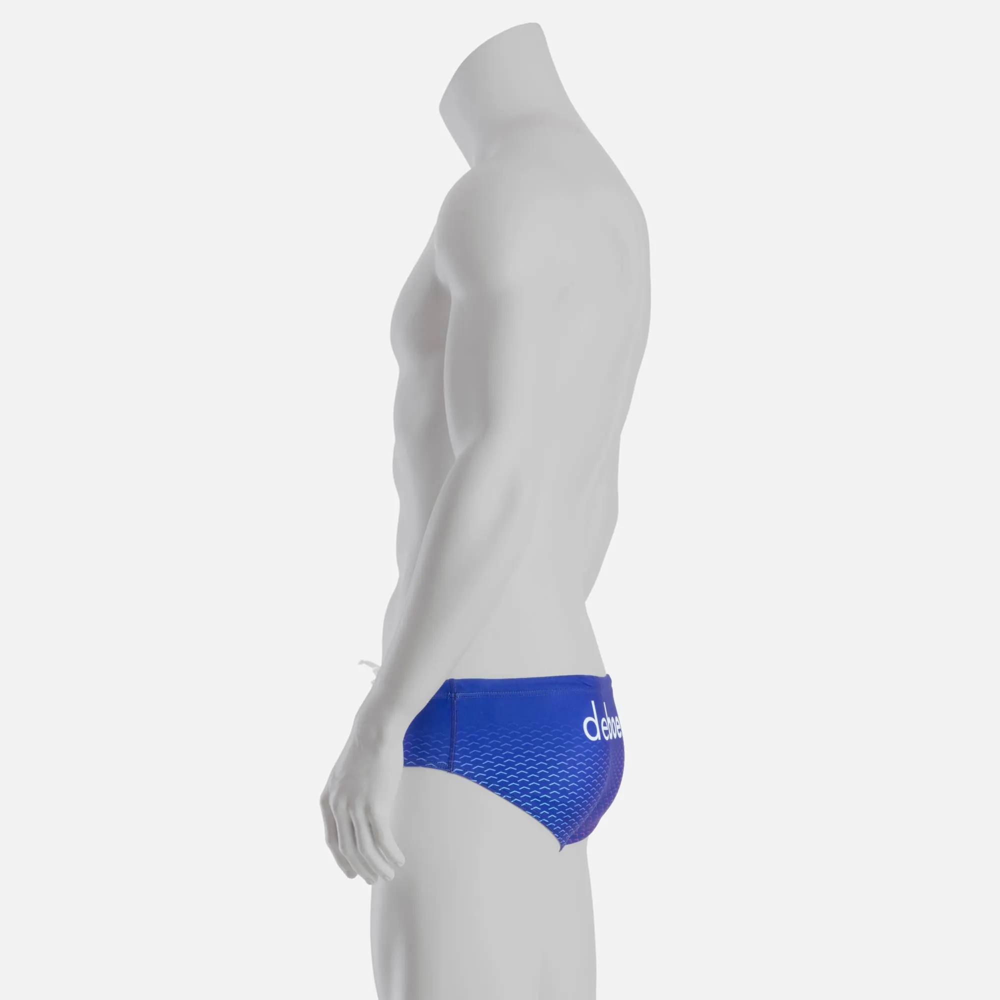 rise 1.0 swim brief - royal & white