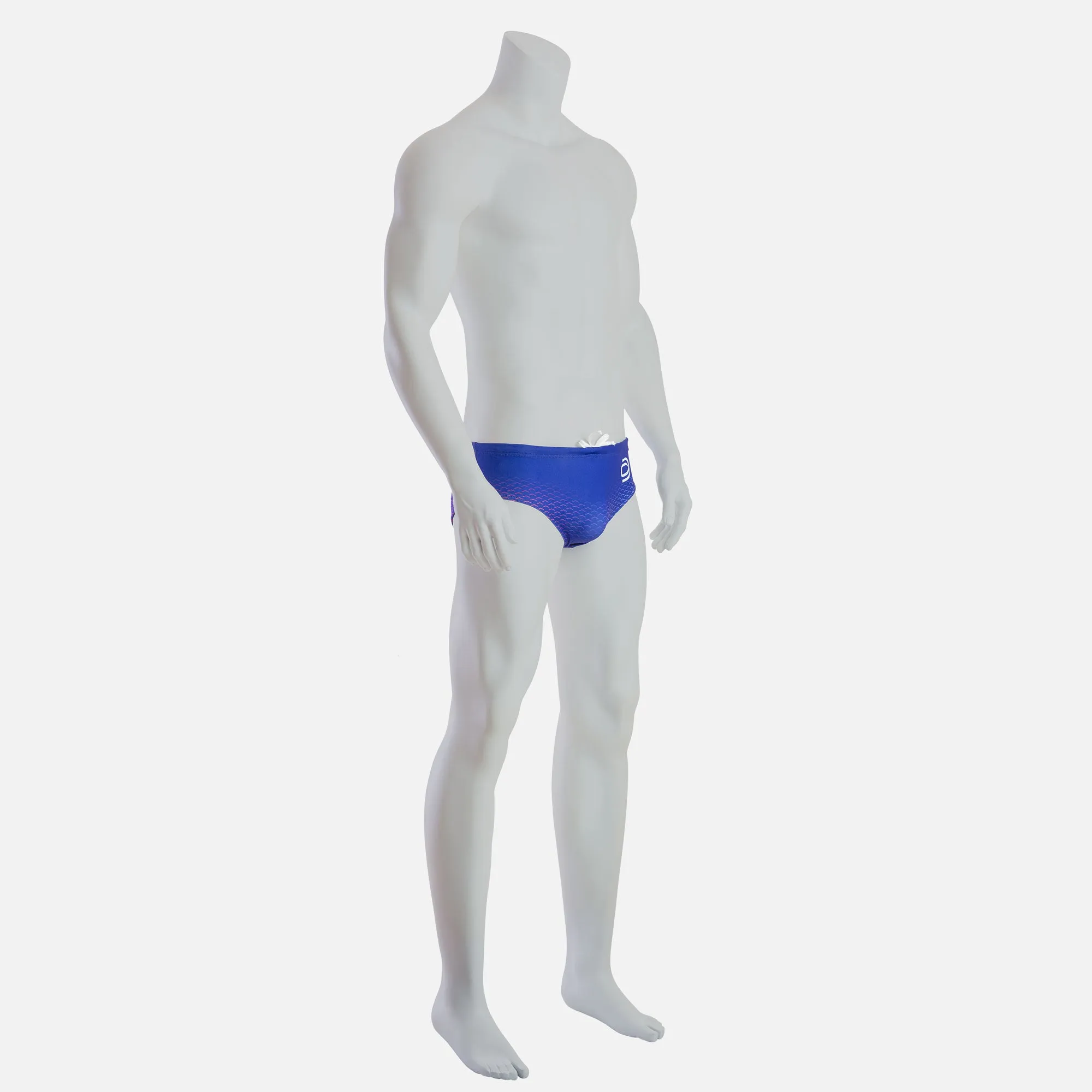 rise 1.0 swim brief - royal & white