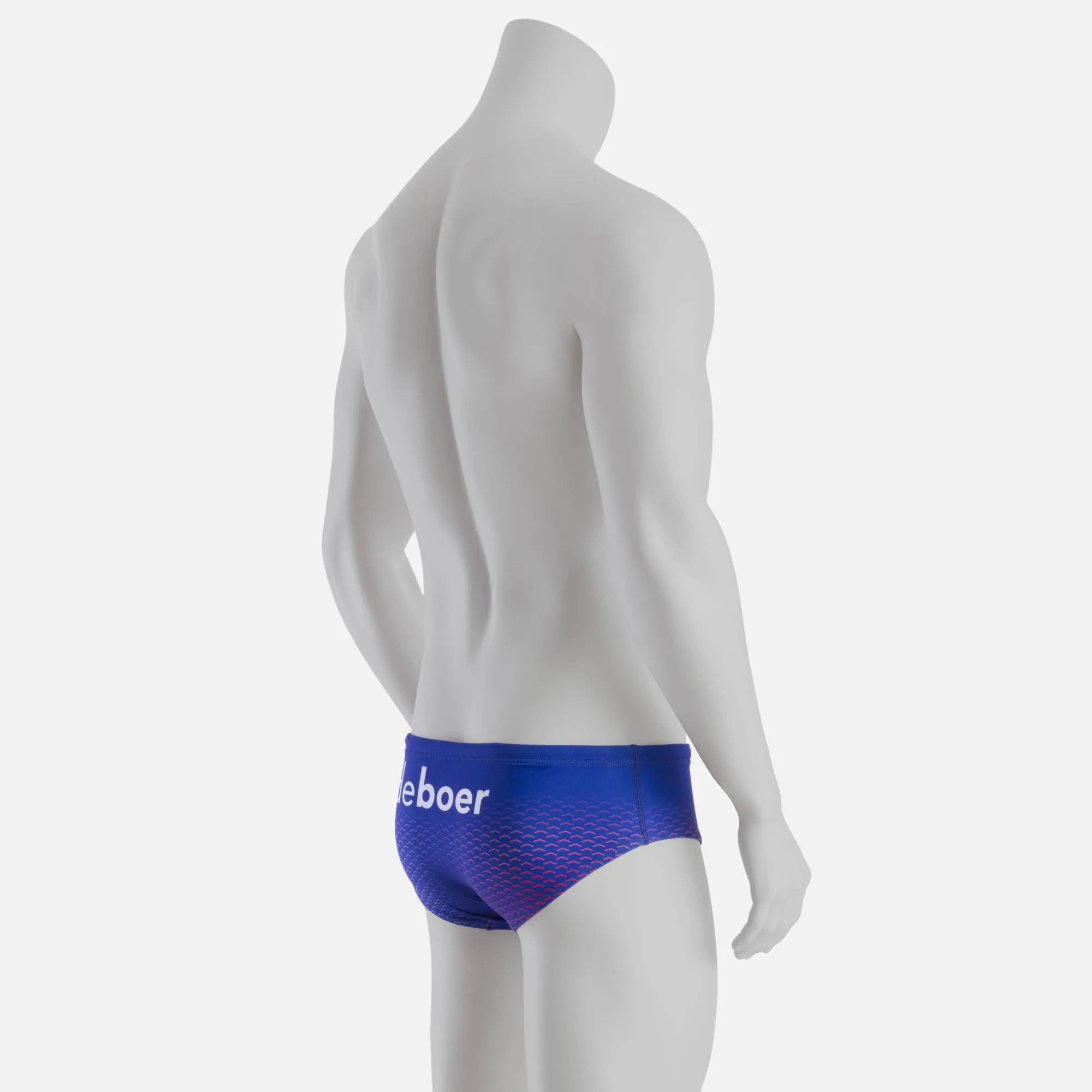 rise 1.0 swim brief - royal & white