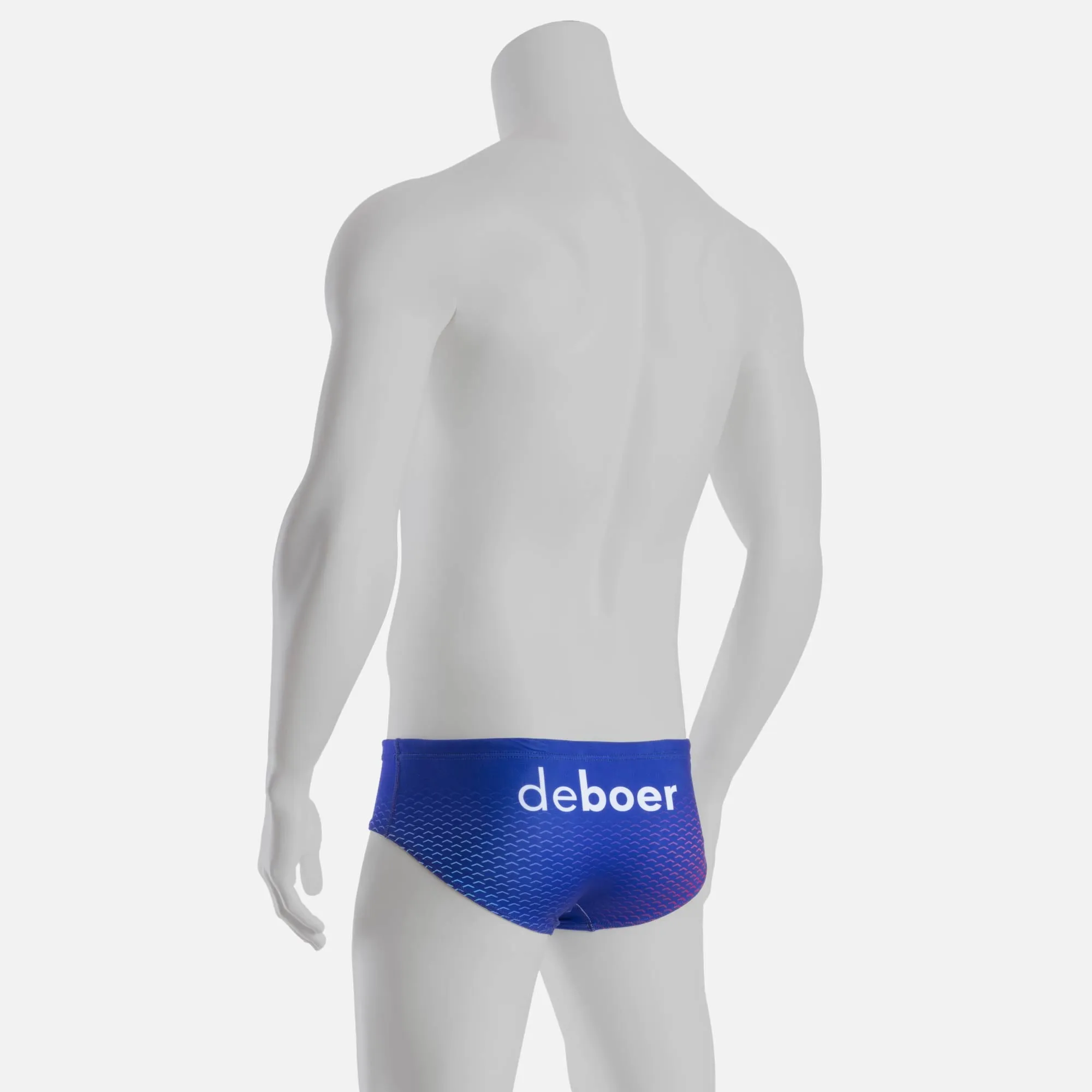 rise 1.0 swim brief - royal & white