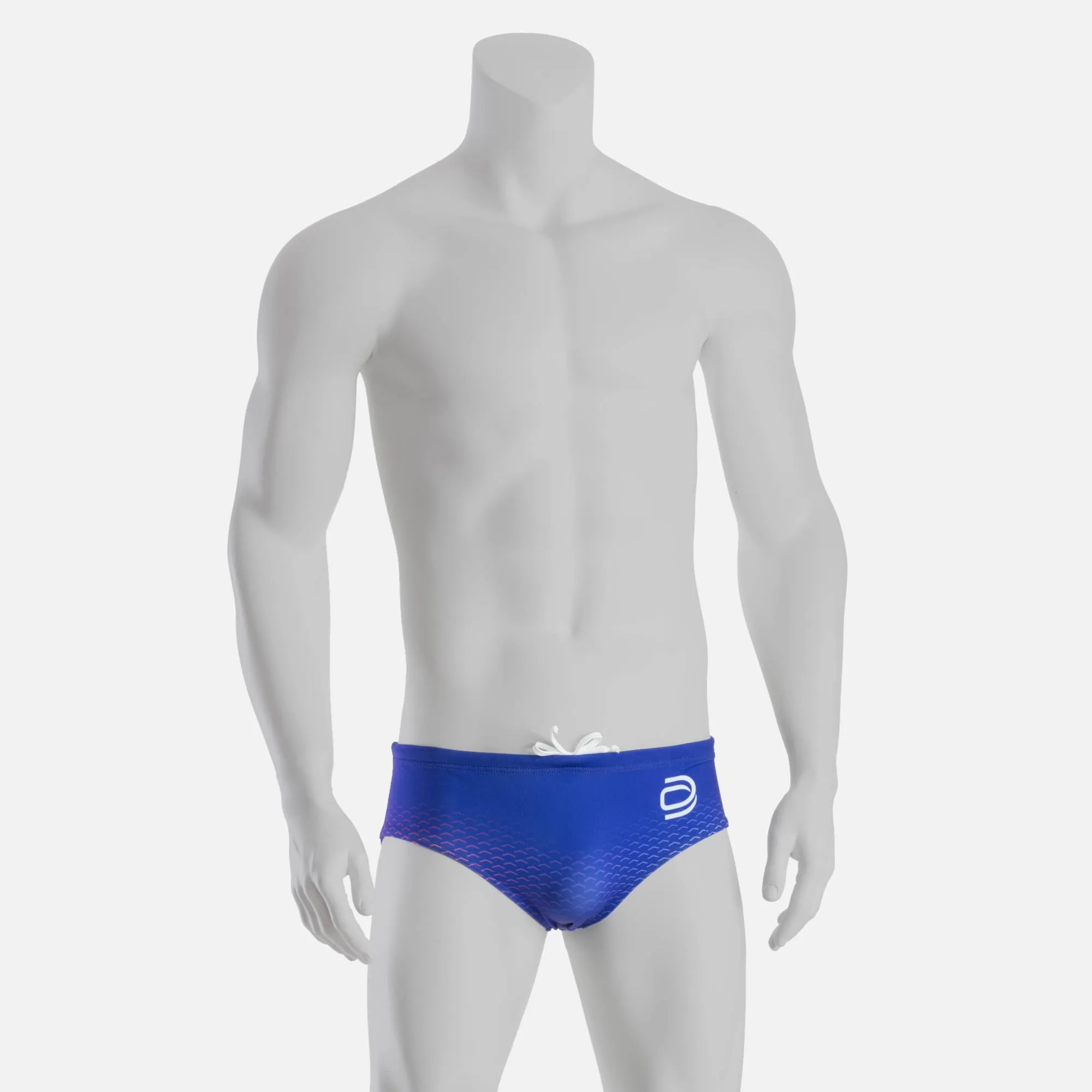 rise 1.0 swim brief - royal & white