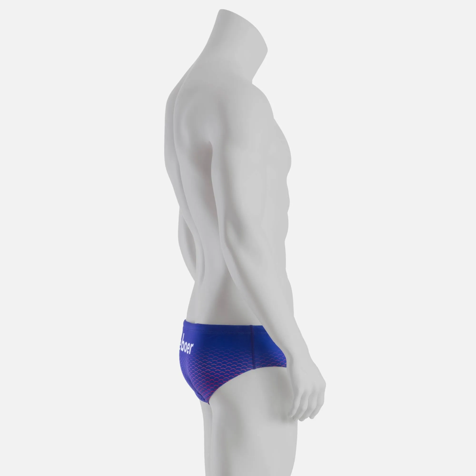 rise 1.0 swim brief - royal & white