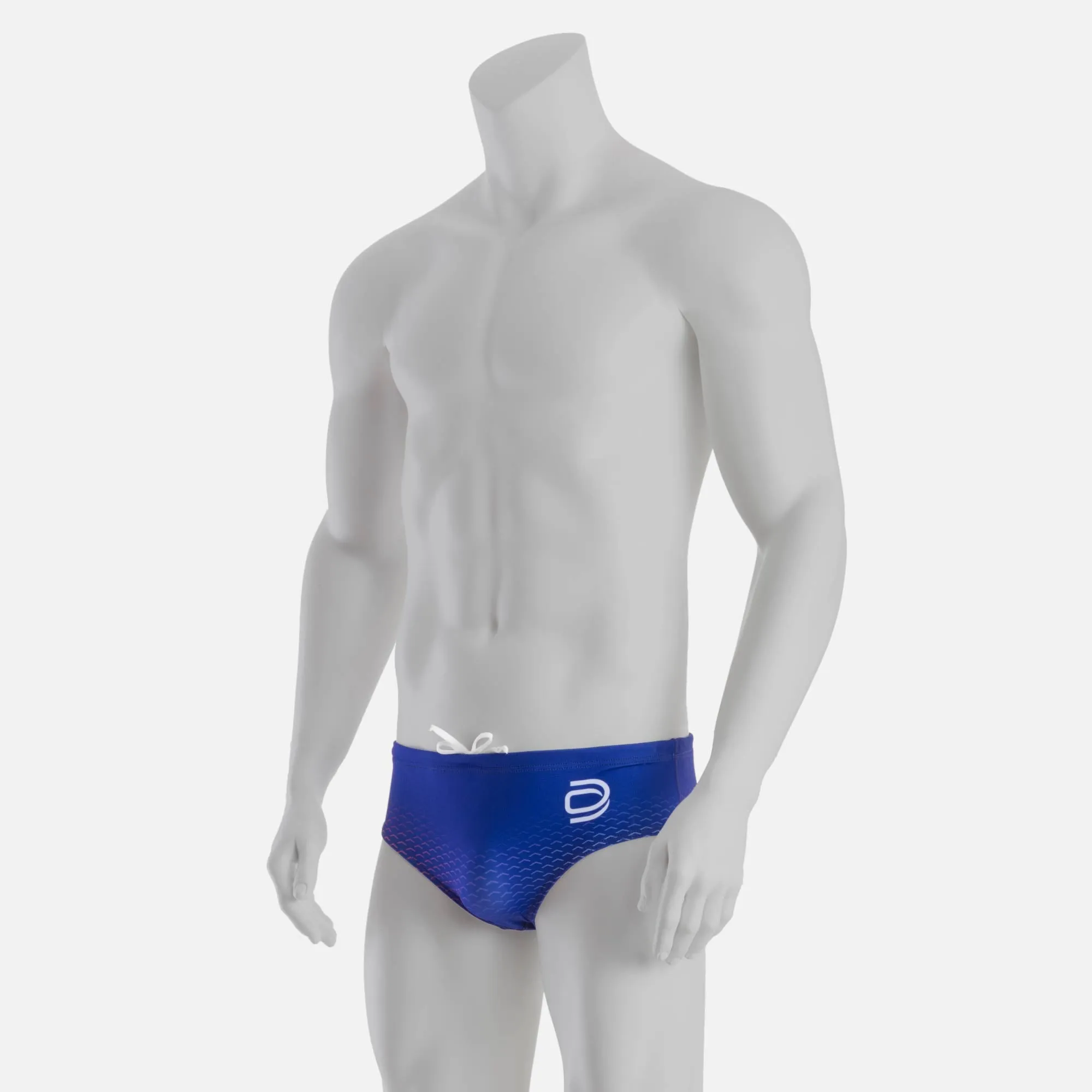 rise 1.0 swim brief - royal & white