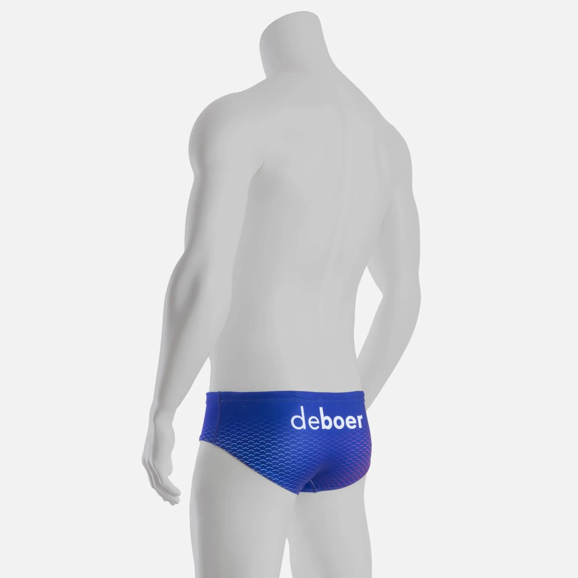 rise 1.0 swim brief - royal & white