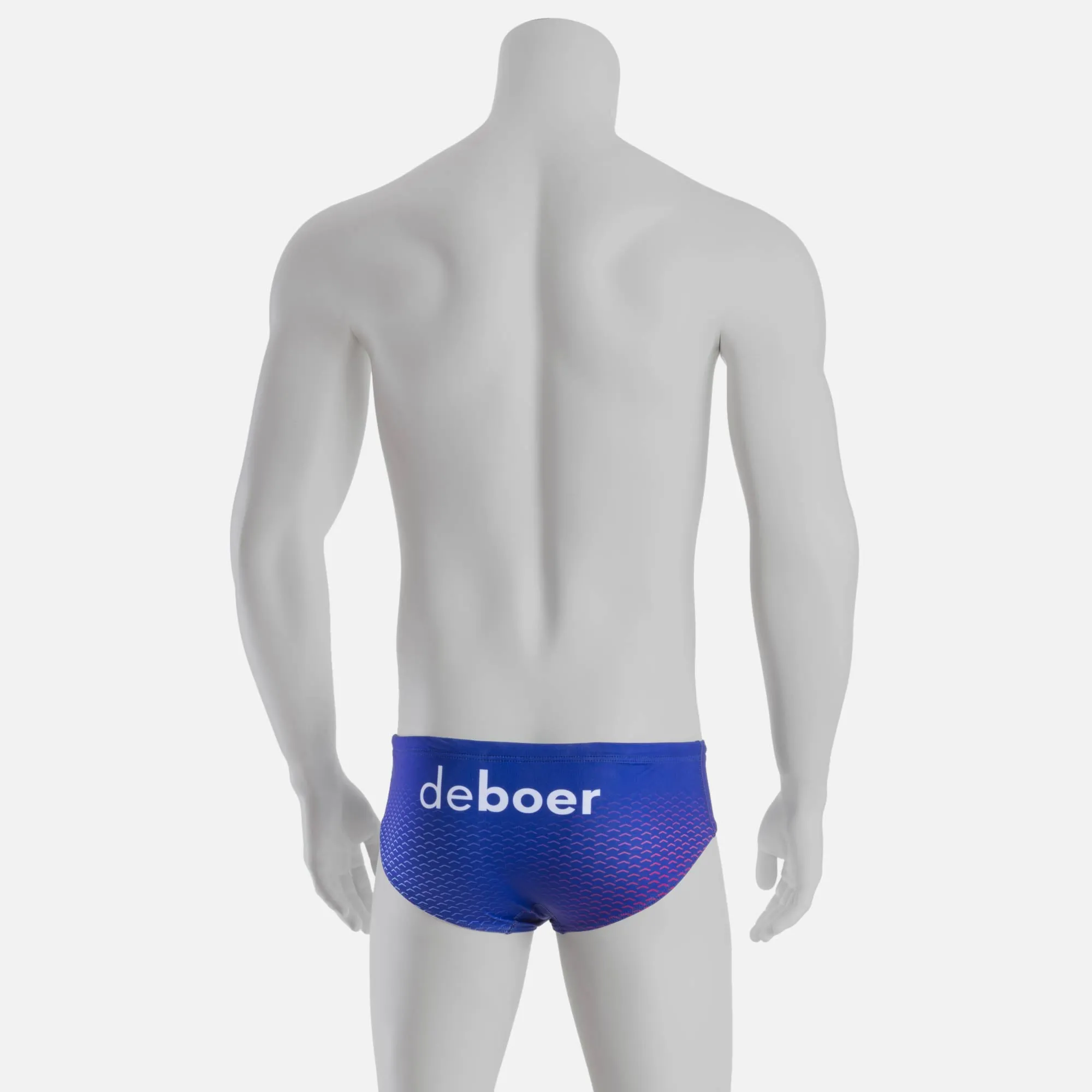 rise 1.0 swim brief - royal & white