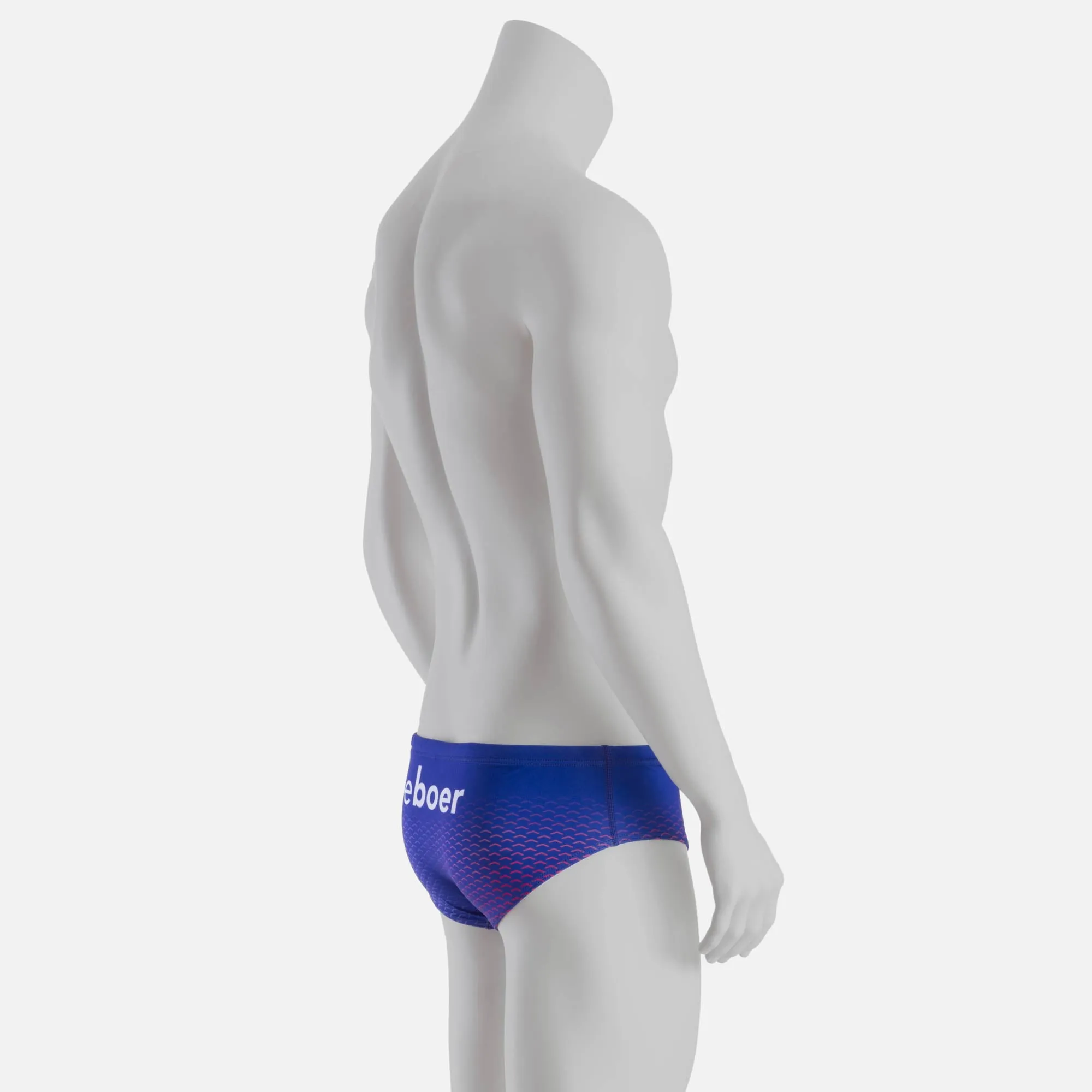 rise 1.0 swim brief - royal & white