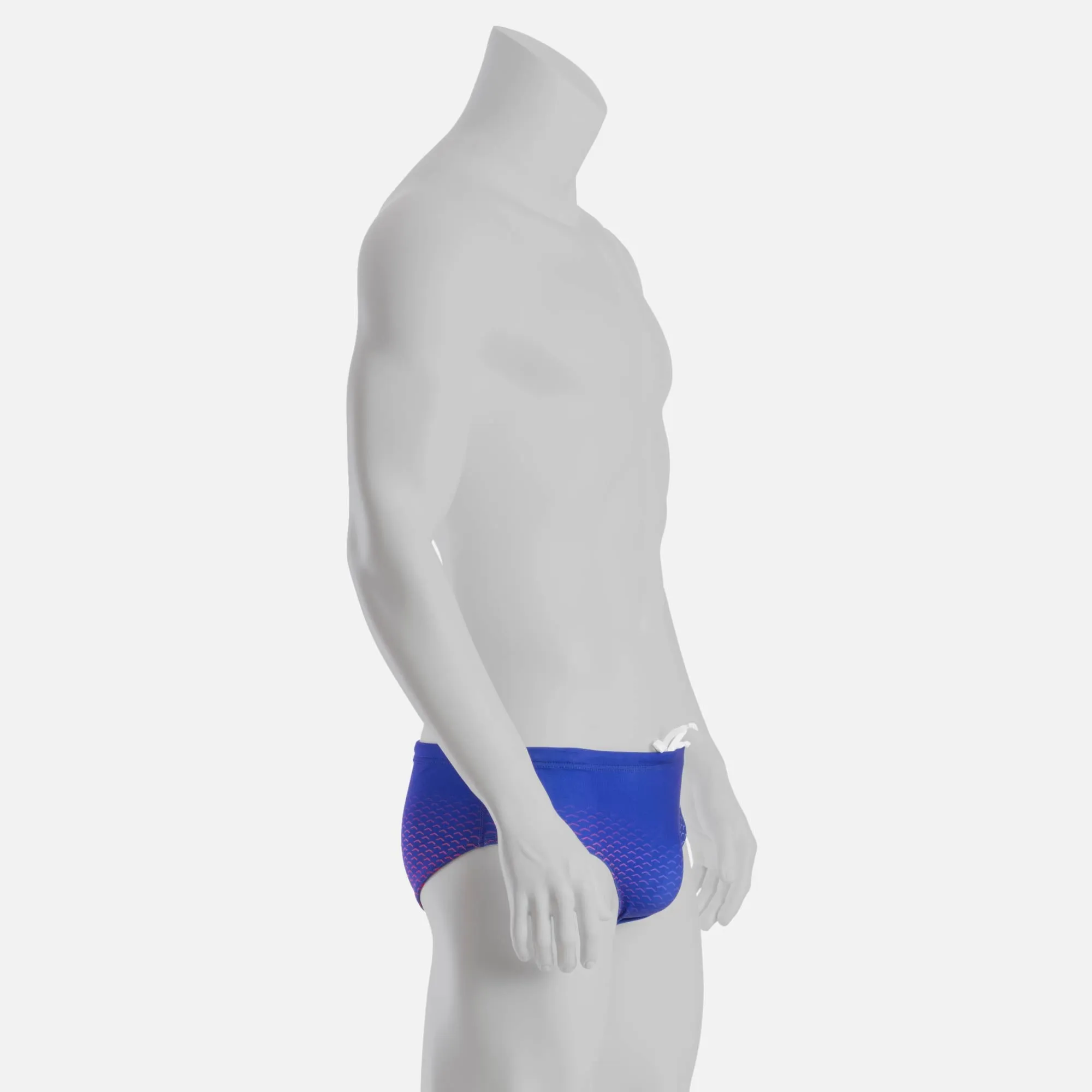 rise 1.0 swim brief - royal & white