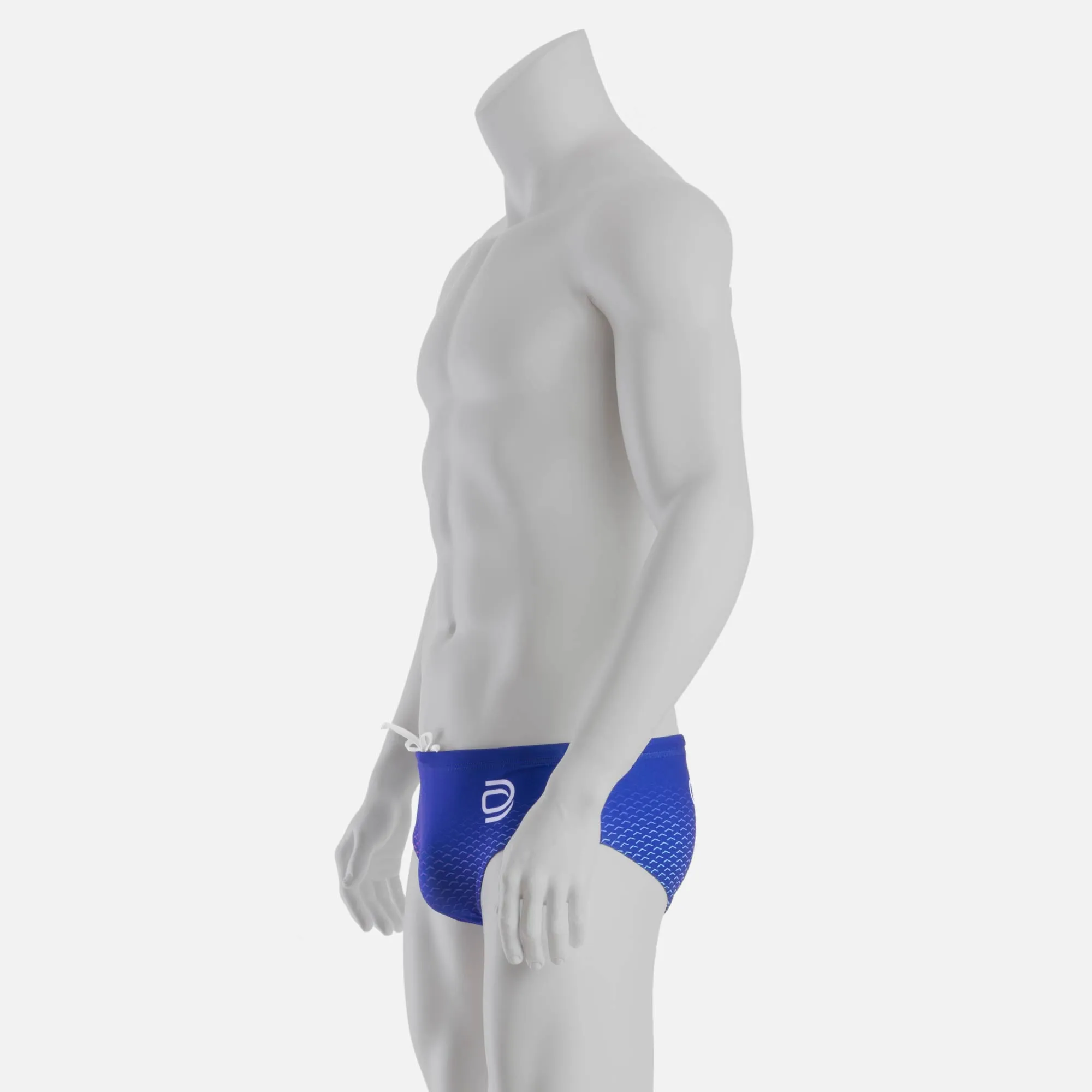 rise 1.0 swim brief - royal & white