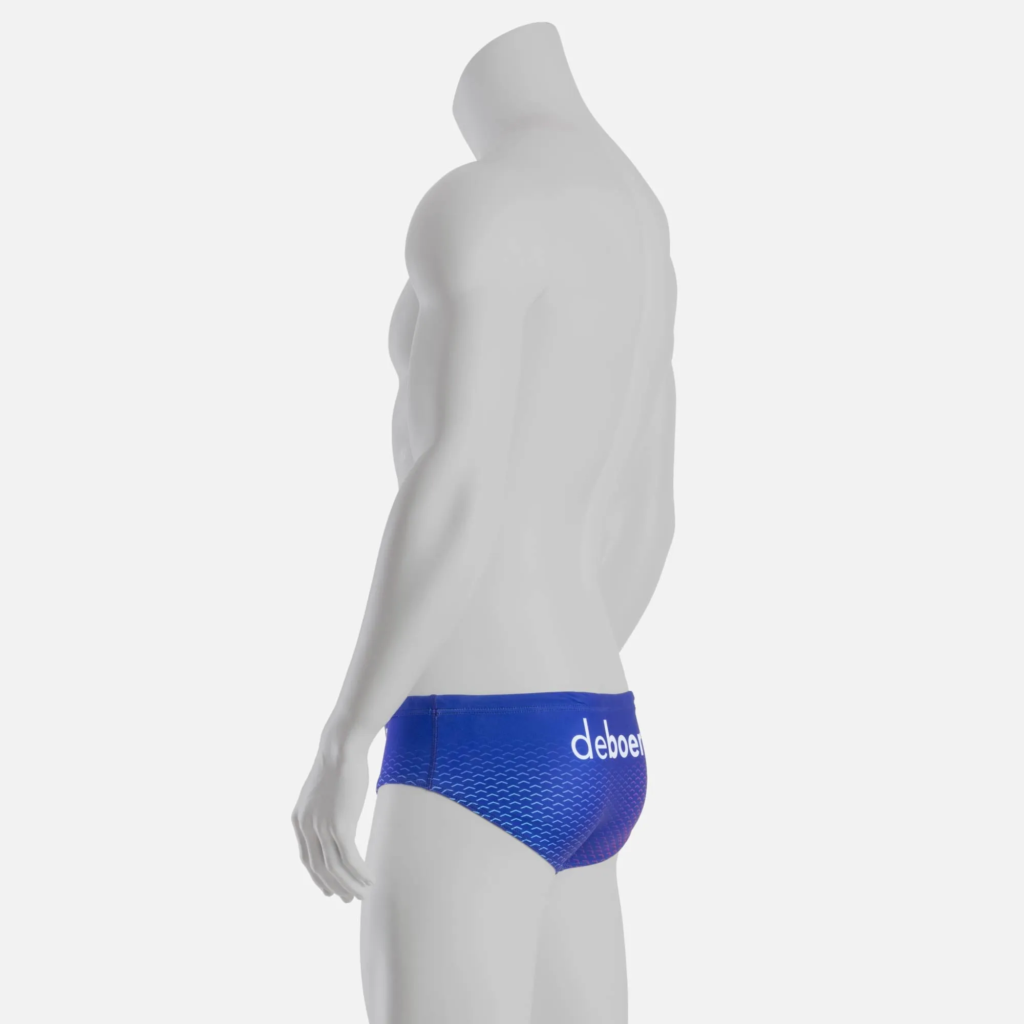 rise 1.0 swim brief - royal & white