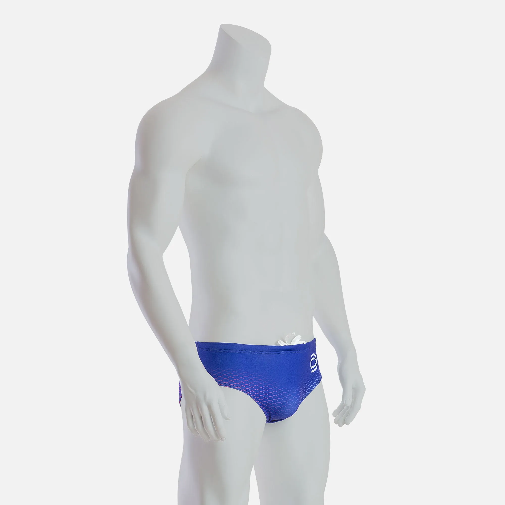 rise 1.0 swim brief - royal & white