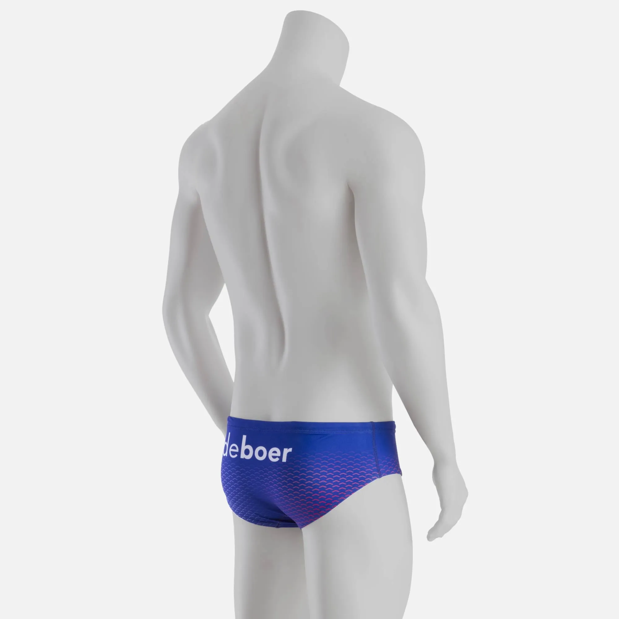 rise 1.0 swim brief - royal & white