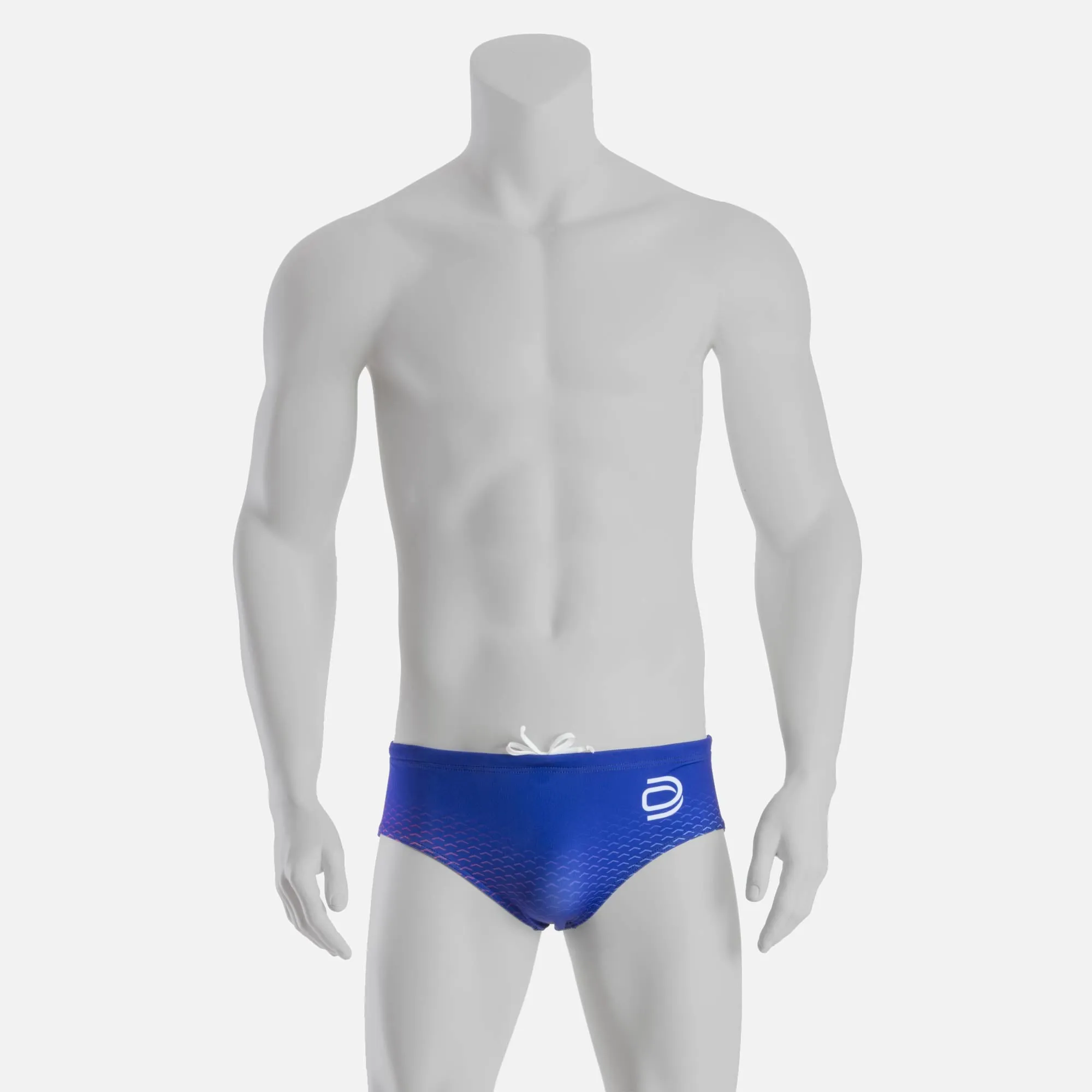 rise 1.0 swim brief - royal & white