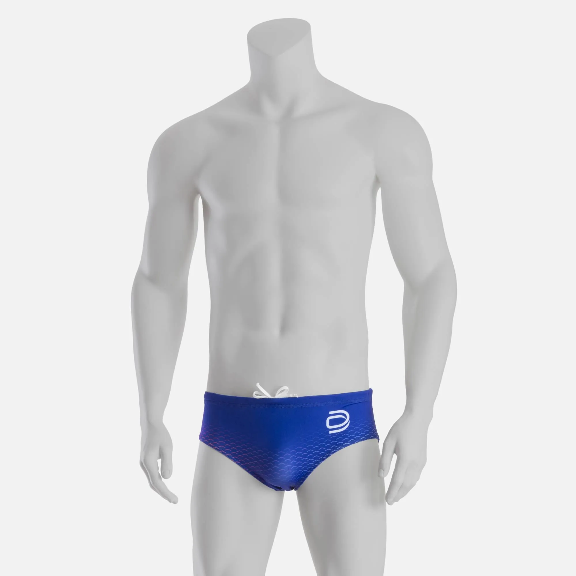 rise 1.0 swim brief - royal & white