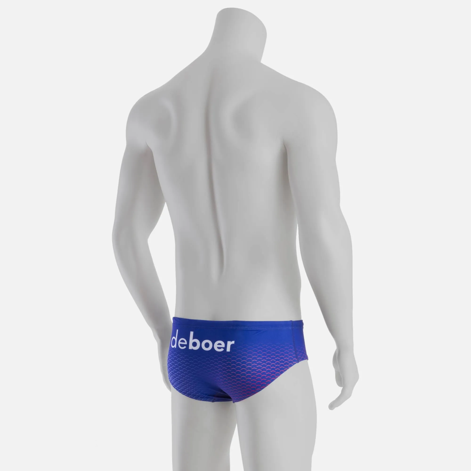 rise 1.0 swim brief - royal & white