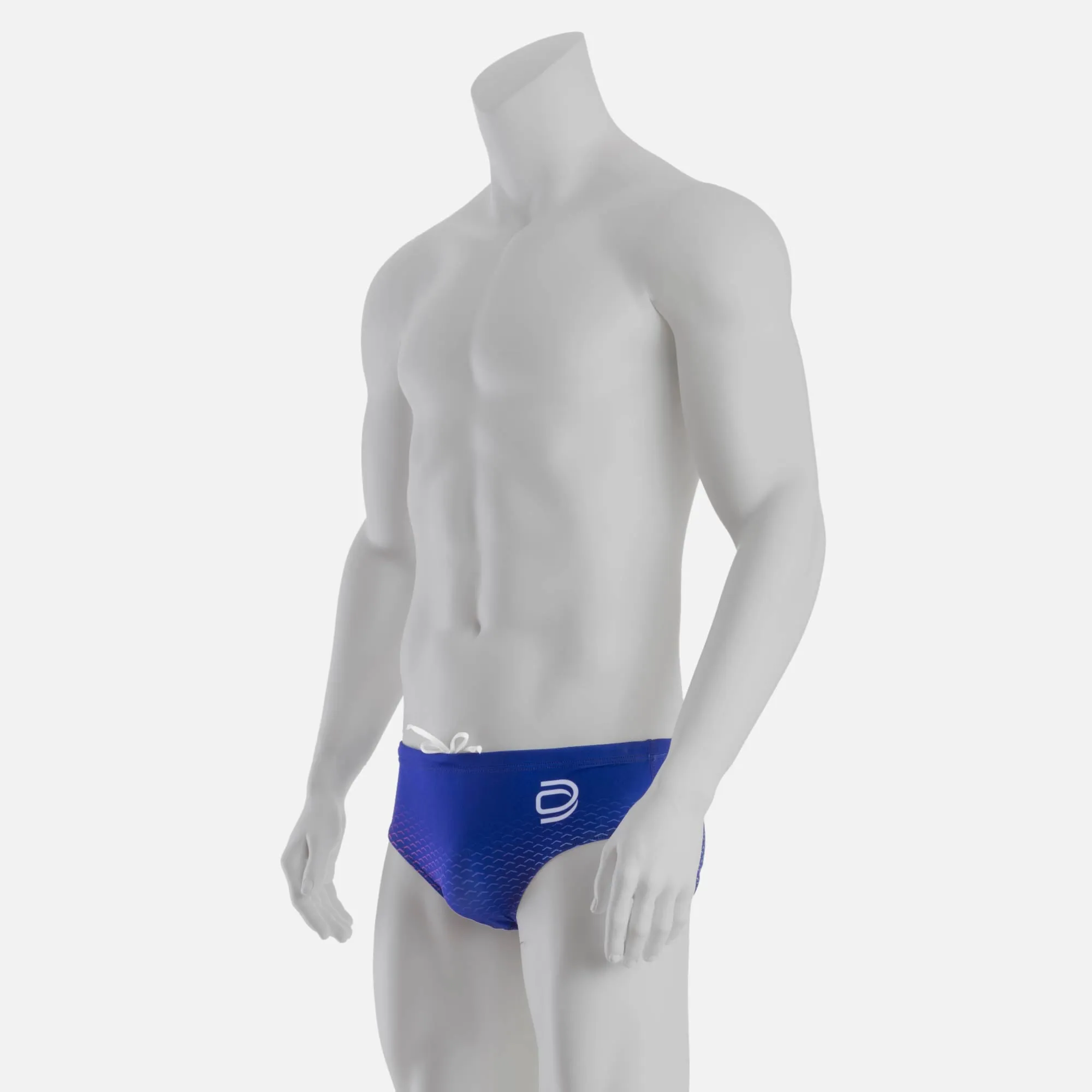 rise 1.0 swim brief - royal & white