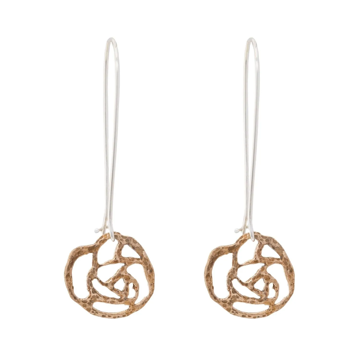 Rose cut out Earrings | Small