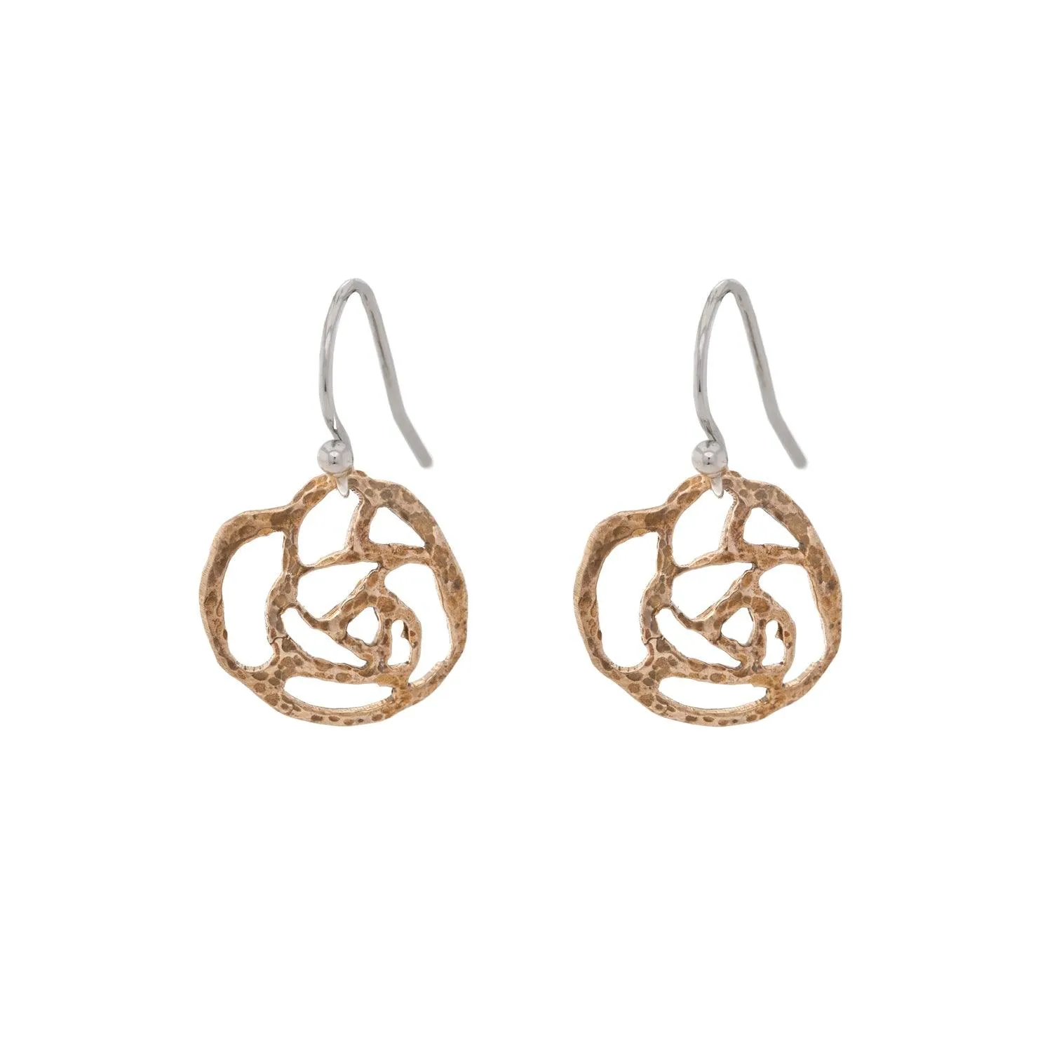 Rose cut out Earrings | Small