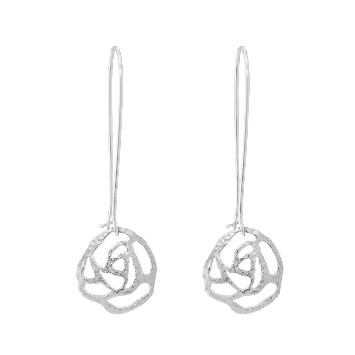 Rose cut out Earrings | Small