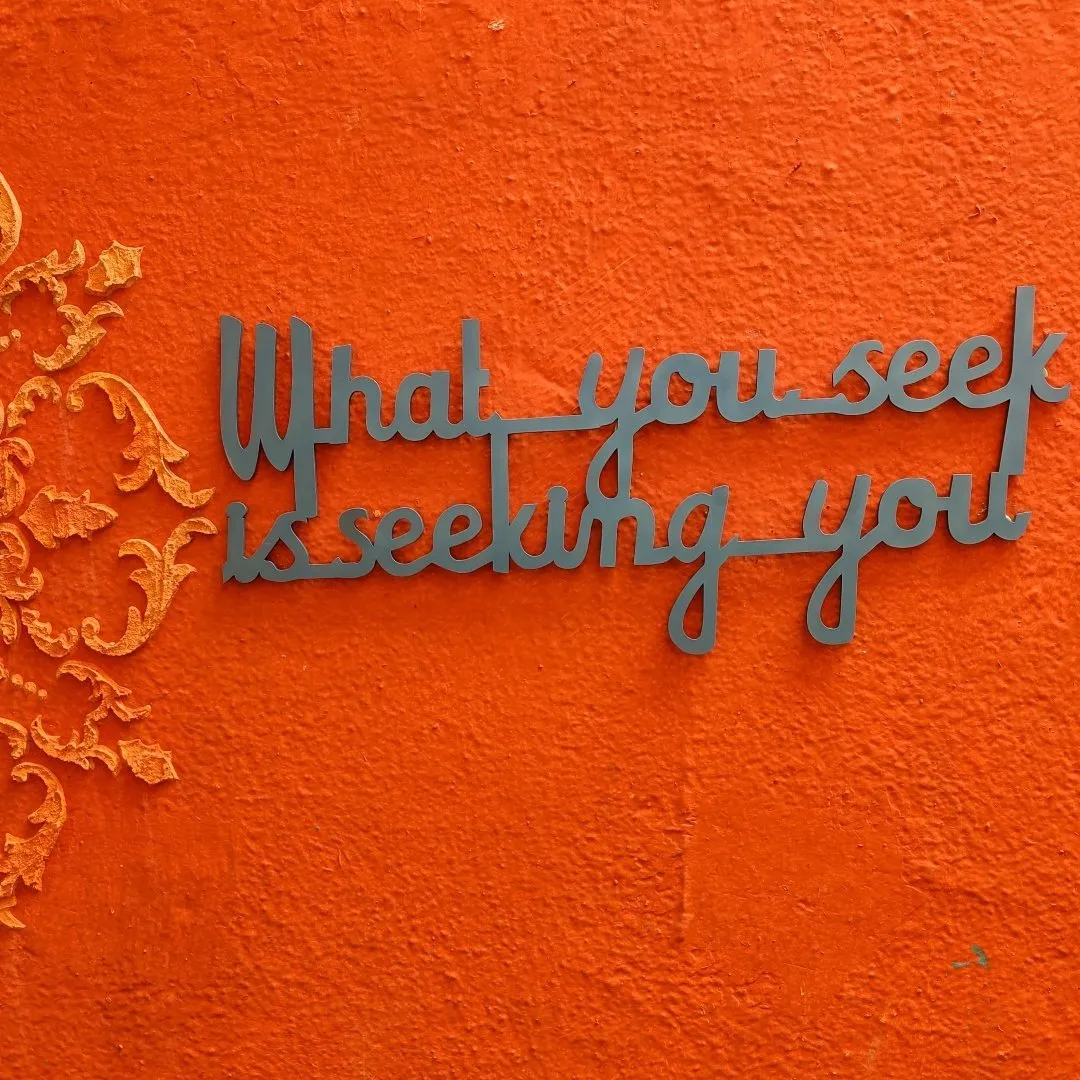 Rumi Wall Decor (What you seek)