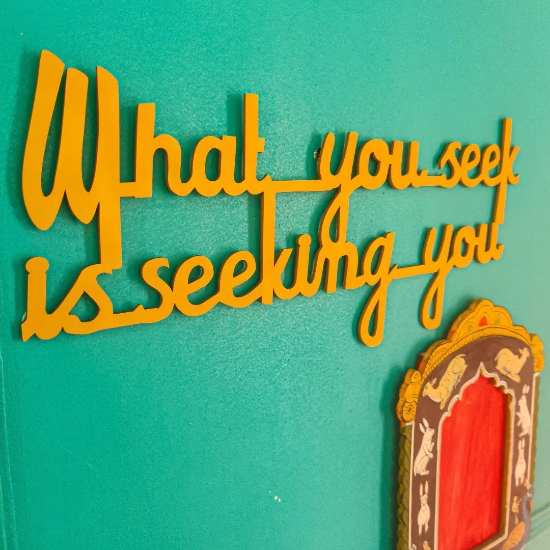 Rumi Wall Decor (What you seek)