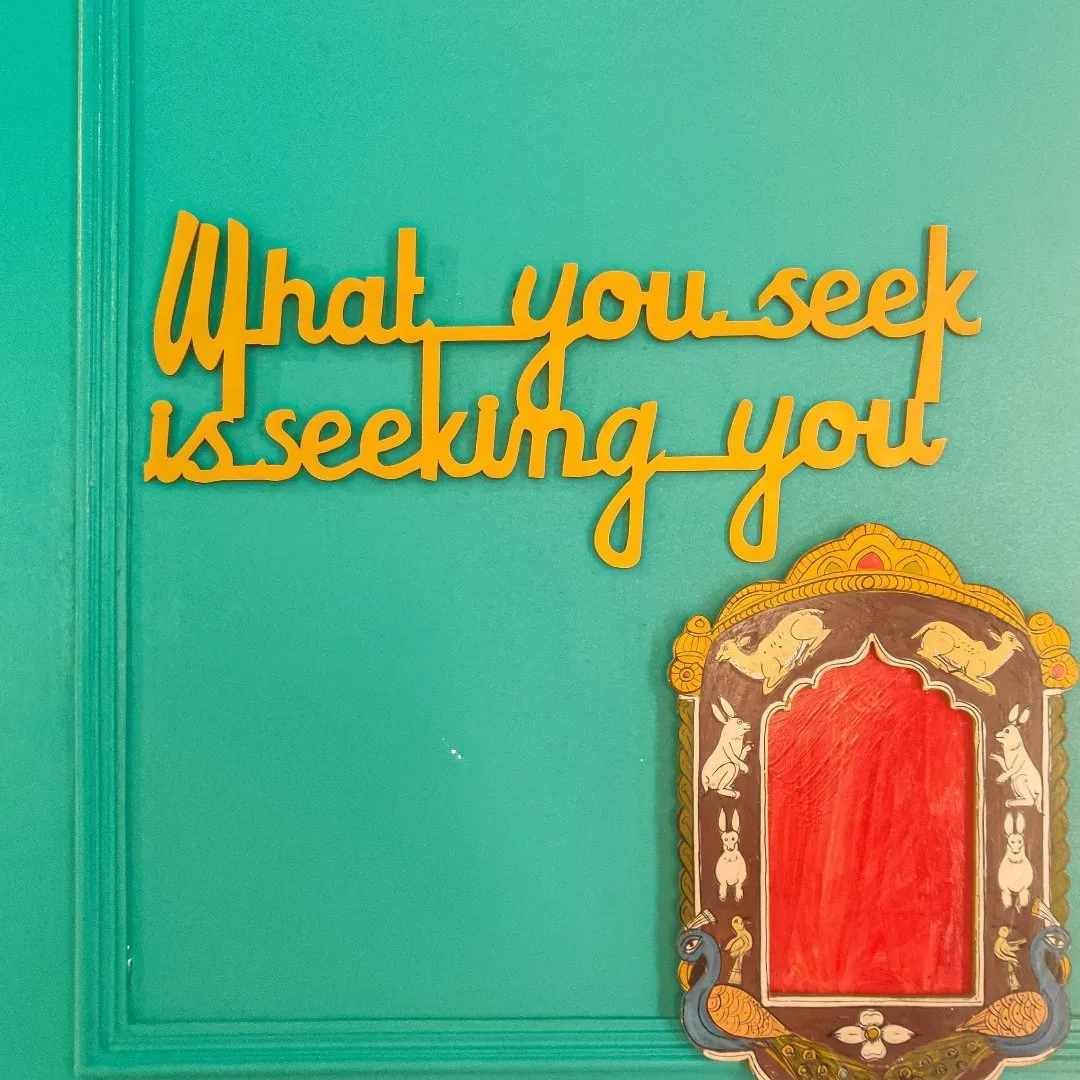 Rumi Wall Decor (What you seek)