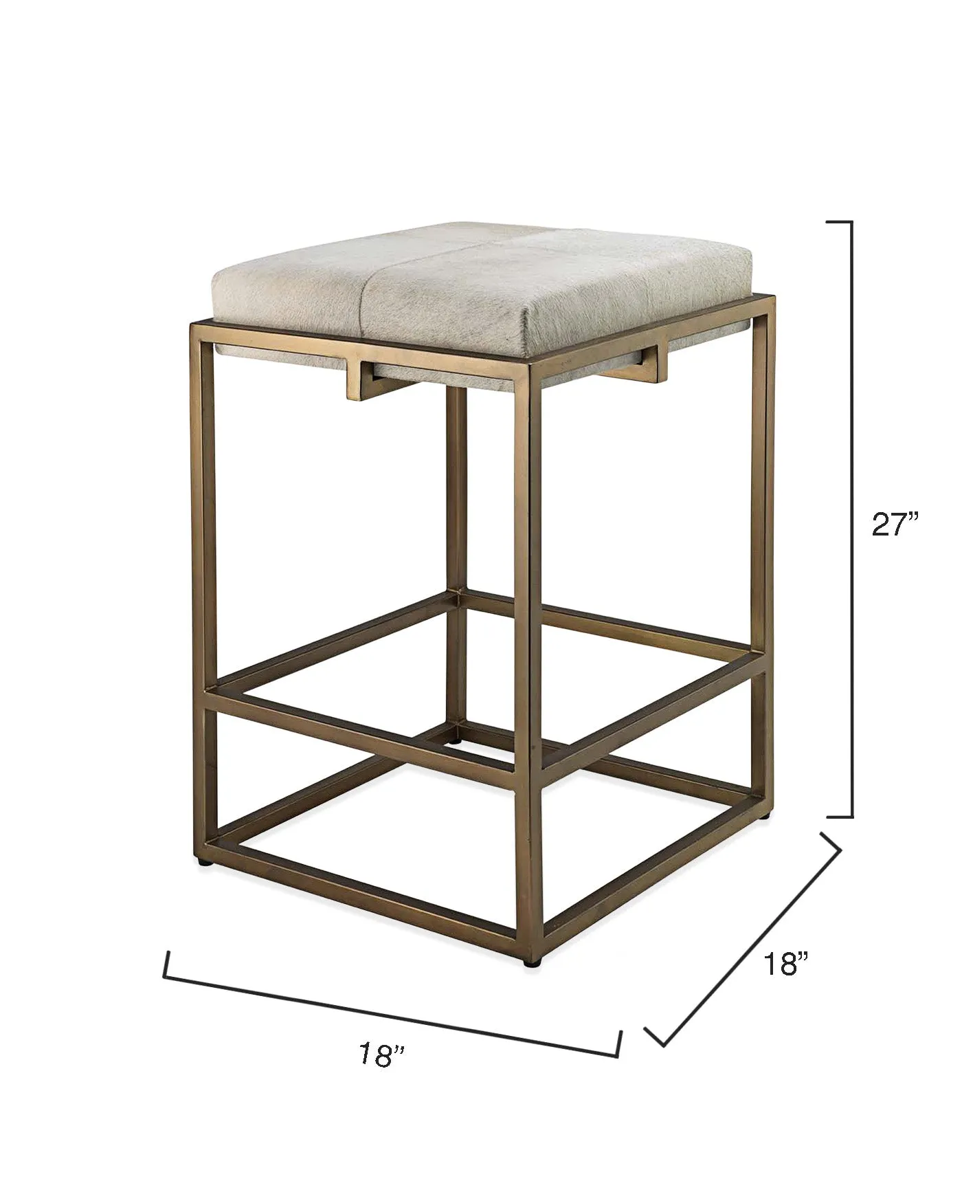 Shelby Stool White - Counter