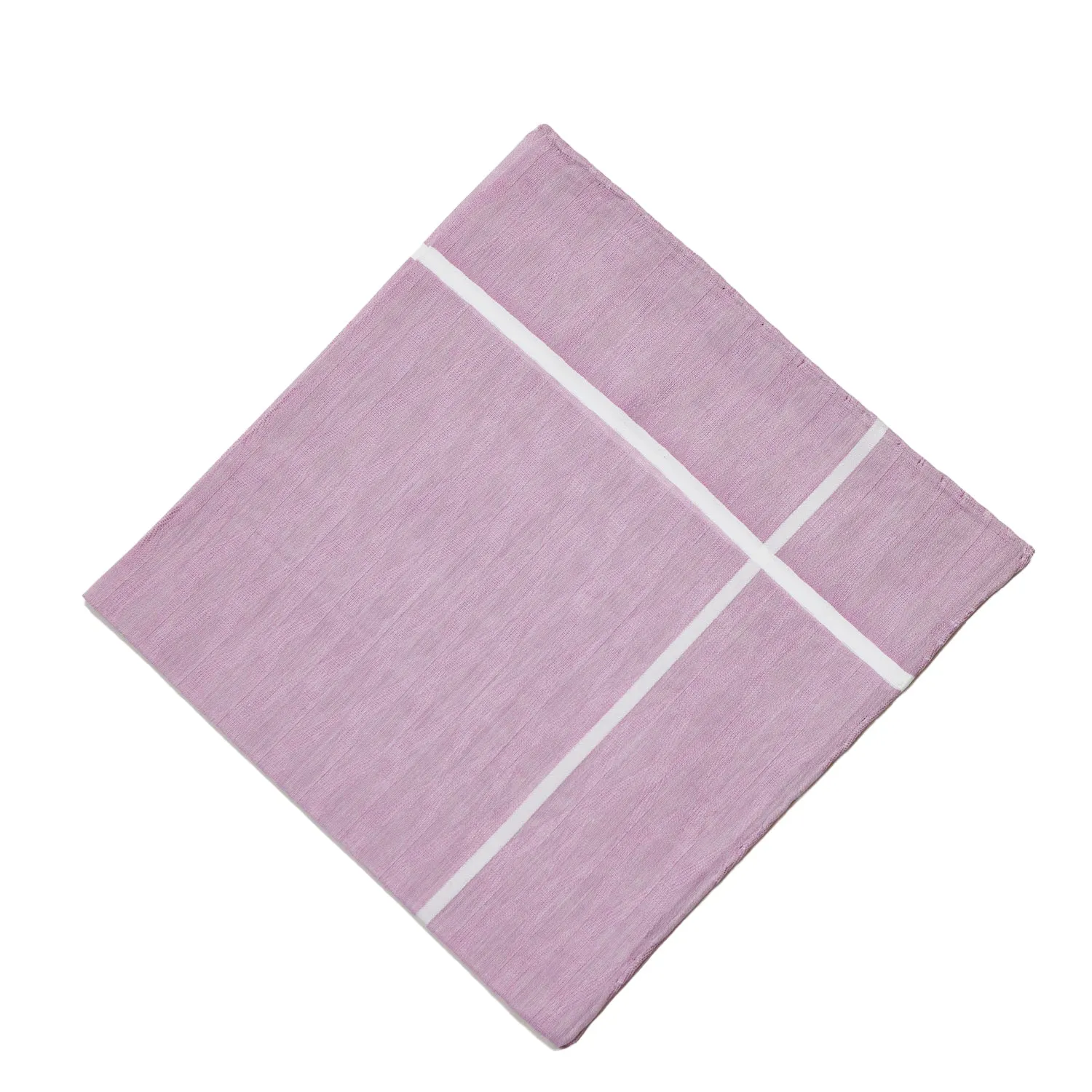 Simonnot Godard Violet Cotton Handkerchief