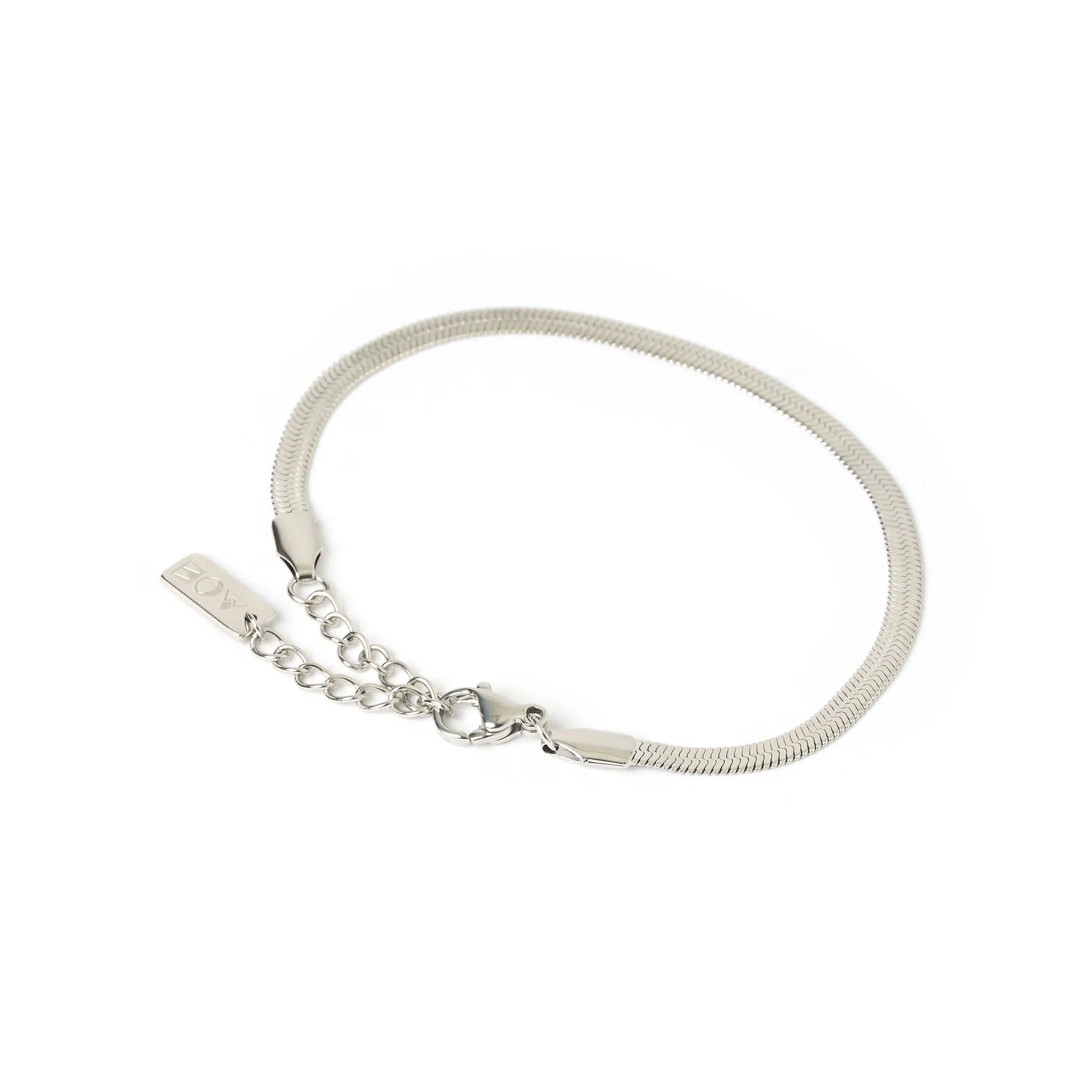 Sylvia Silver Snake Chain Bracelet