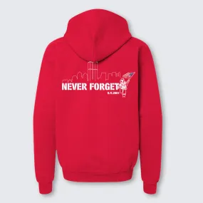 T2T Never Forget Full Zip Sweatshirt – Youth - (Red)