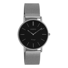 Titanium OOZOO watch with titanium metal mesh bracelet - C9930