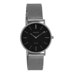 Titanium OOZOO watch with titanium metal mesh bracelet - C9931