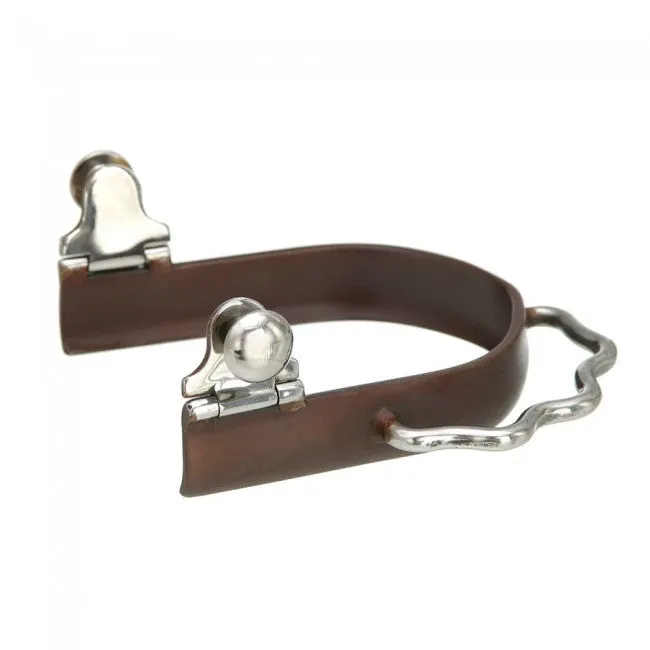 Tough1® Antique Brown Sidewinder Bumper Spurs