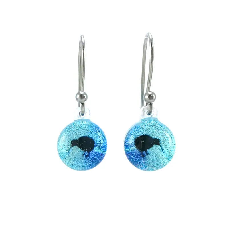 Turquoise Mini Kiwi Earrings